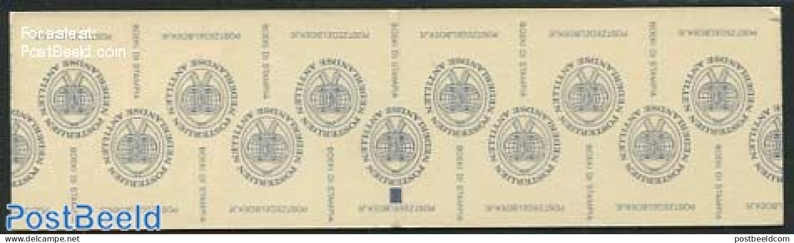 Netherlands Antilles 1985 Definitives Booklet With Count Block On Cover, Mint NH, Stamp Booklets - Unclassified