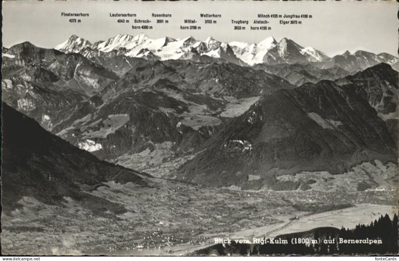 11353678 Rigi Kulm Panorama Blick Auf Berner Alpen Rigi Kulm - Autres & Non Classés