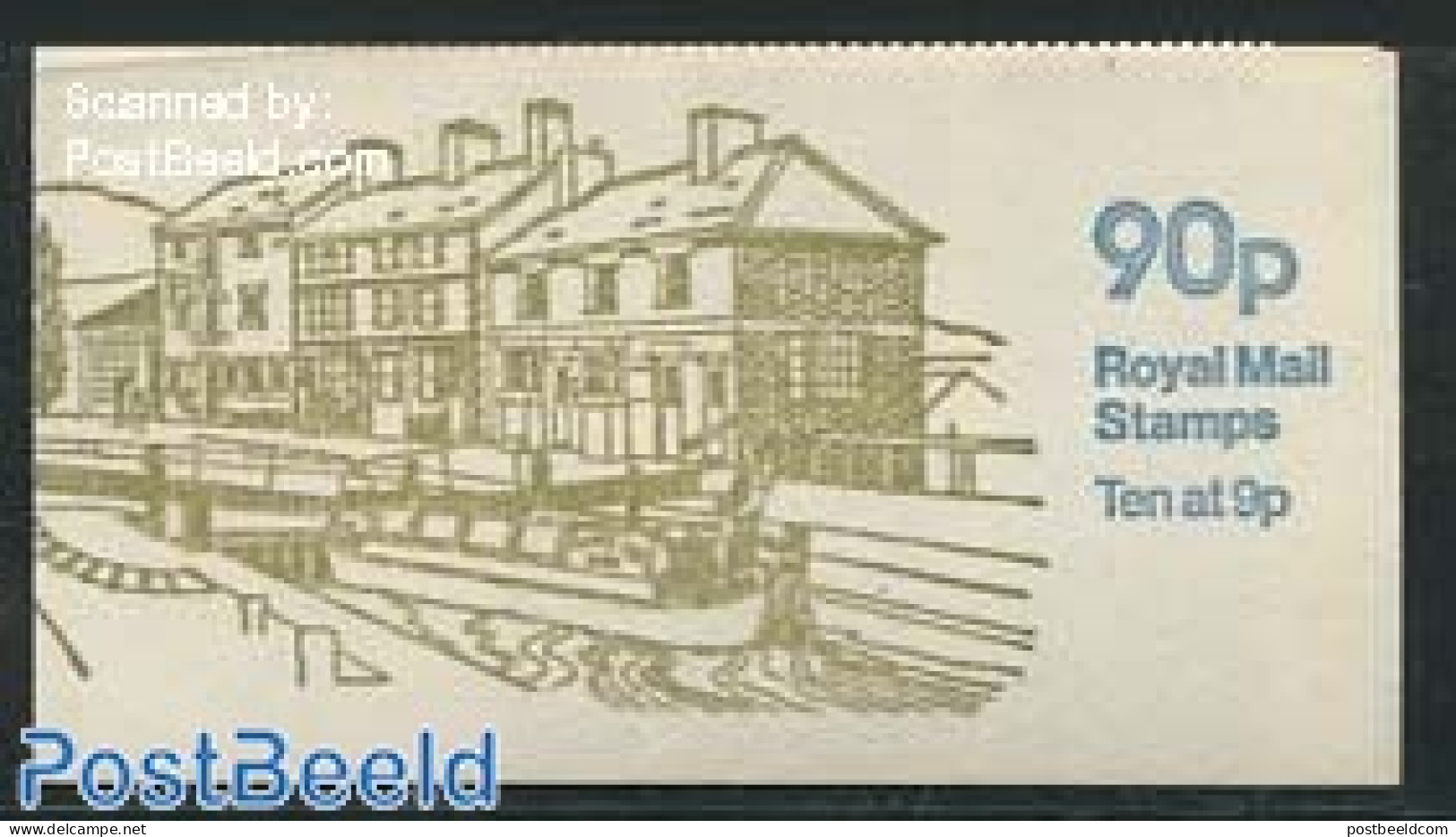 Great Britain 1978 Definitives Booklet, Grand Union Canal, Selvedge At Left, Mint NH, Transport - Stamp Booklets - Shi.. - Nuevos