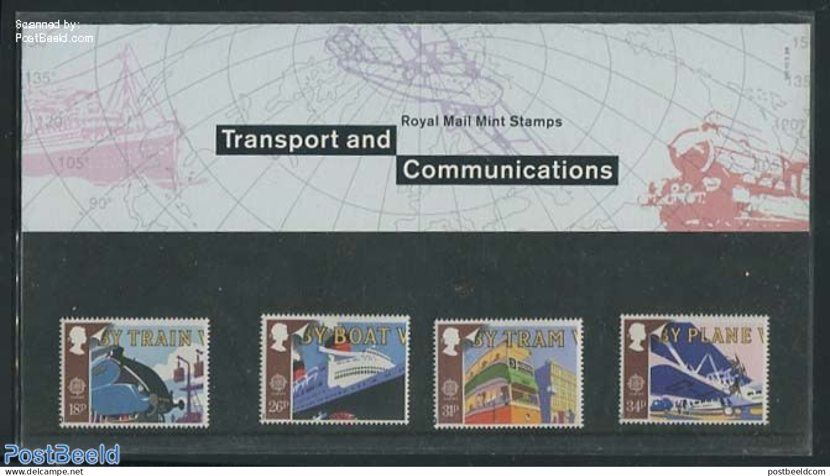 Great Britain 1988 Europa, Transport, Presentation Pack 190, Mint NH, History - Transport - Europa (cept) - Aircraft &.. - Ungebraucht