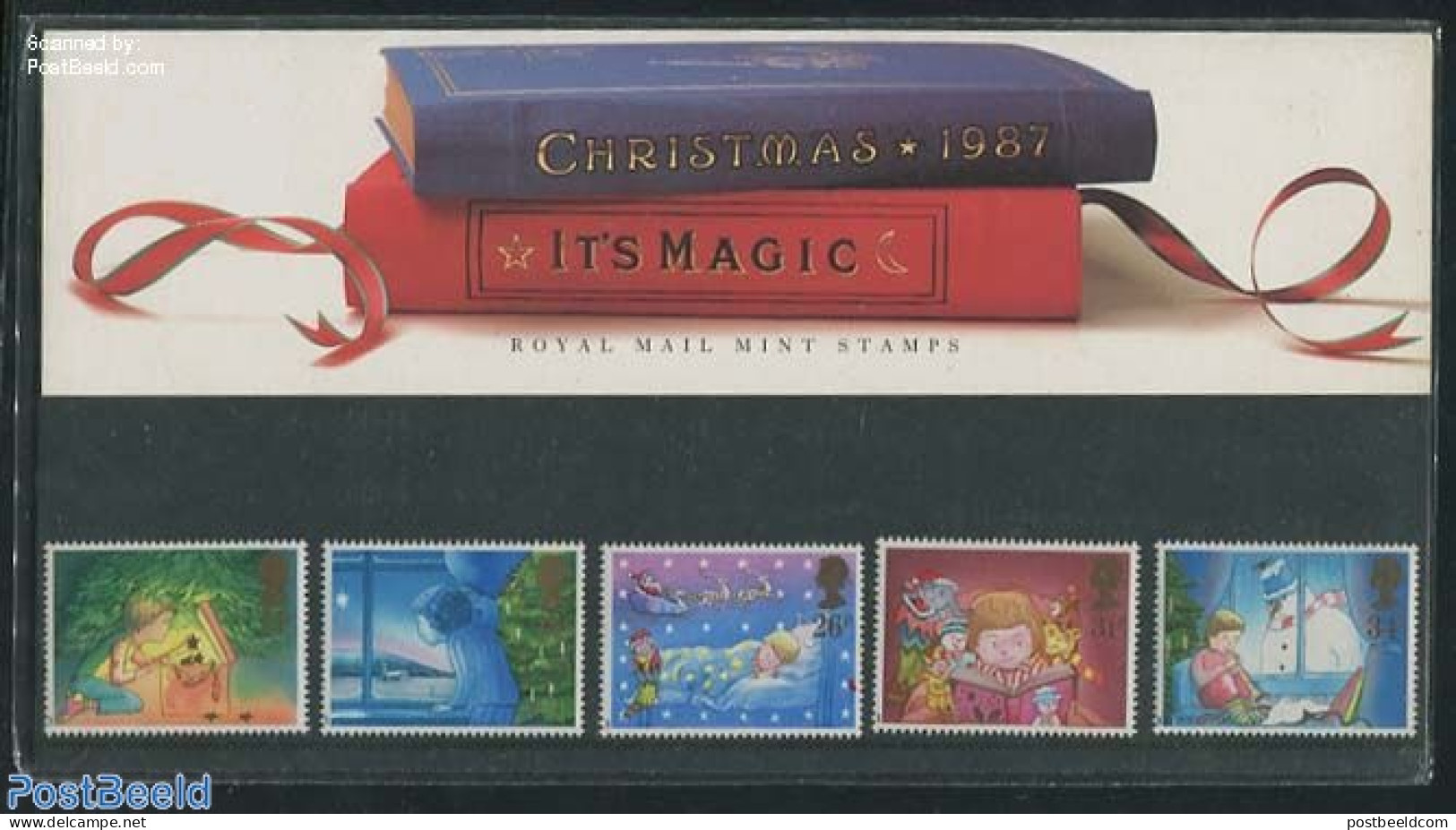 Great Britain 1987 Christmas, Presentation Pack, Mint NH - Nuevos