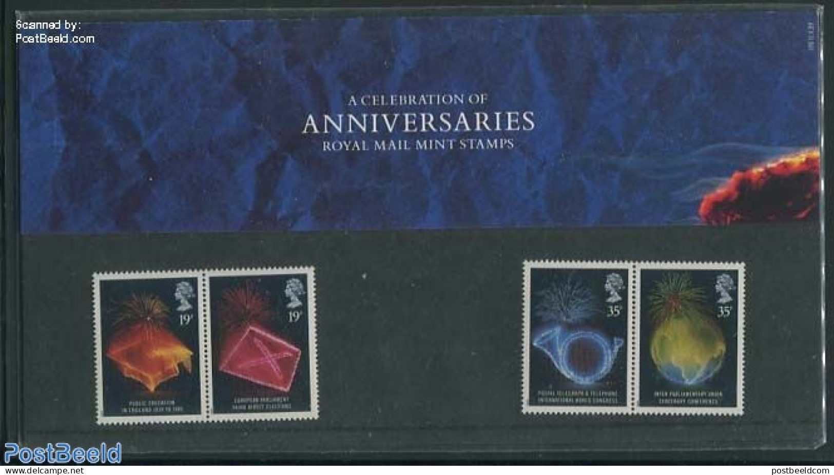 Great Britain 1989 Events Presentation Pack 198, Mint NH, Various - Maps - Neufs