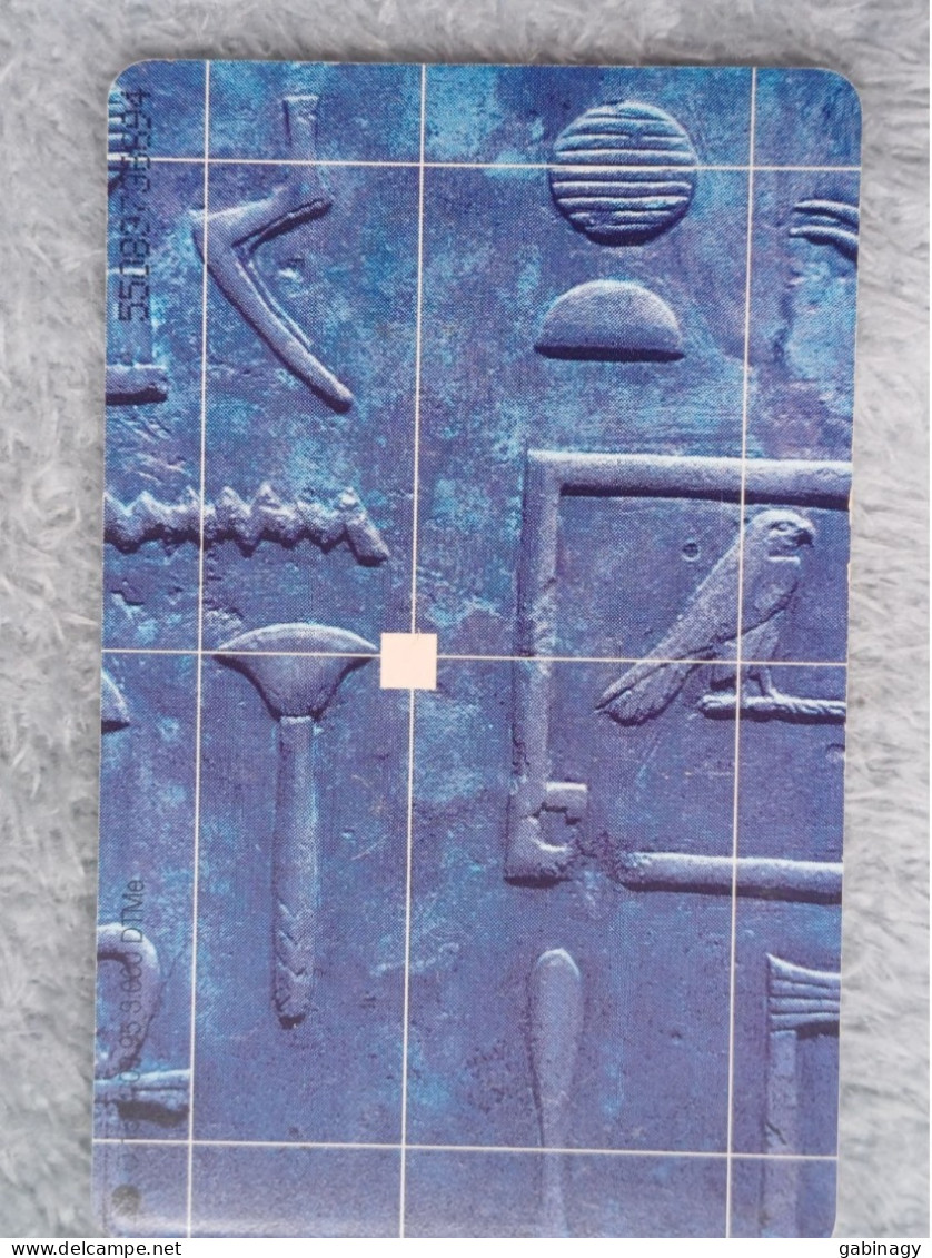 GERMANY-1101 - O 1544 - DeTeSystem (Hieroglyphen An Wand) - 3.000ex. - O-Reeksen : Klantenreeksen