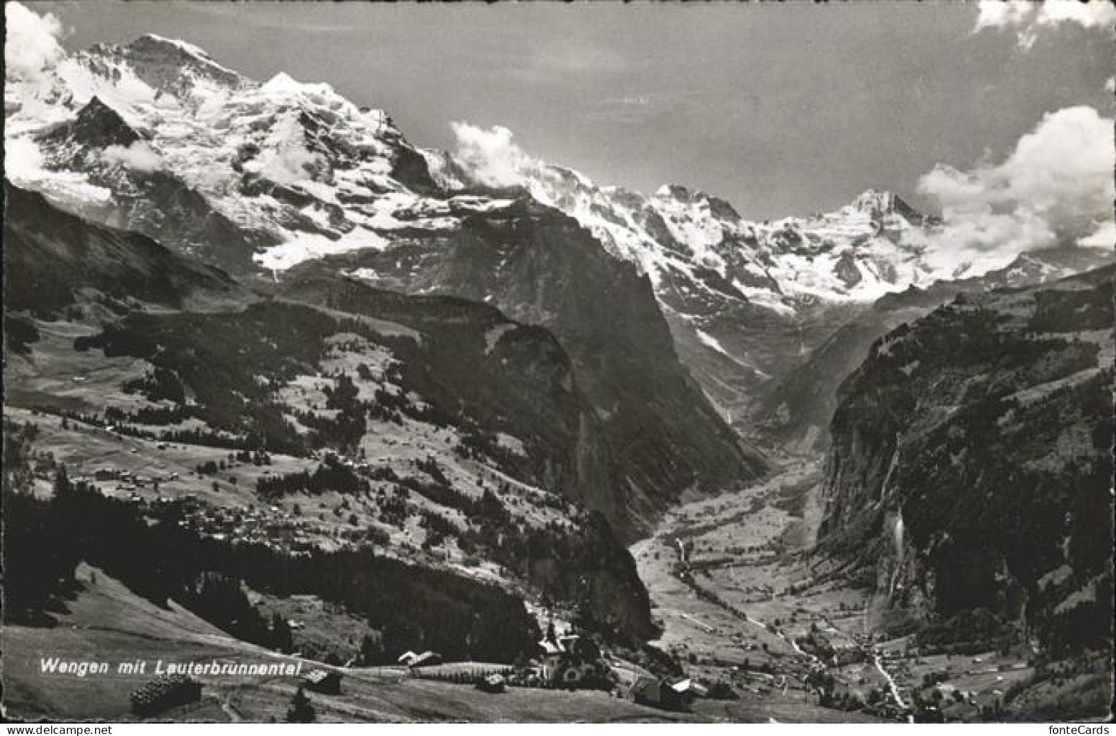 11353668 Wengen BE Panorama Lauterbrunnental Wengen - Sonstige & Ohne Zuordnung