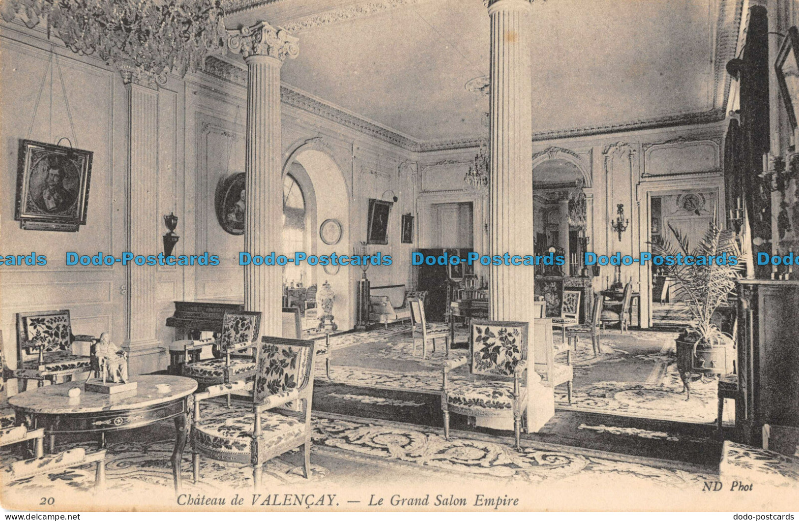 R086891 Chateau De Valencay. Le Grand Salon Empire. ND Phot. C. D. Ruding Bryan - World