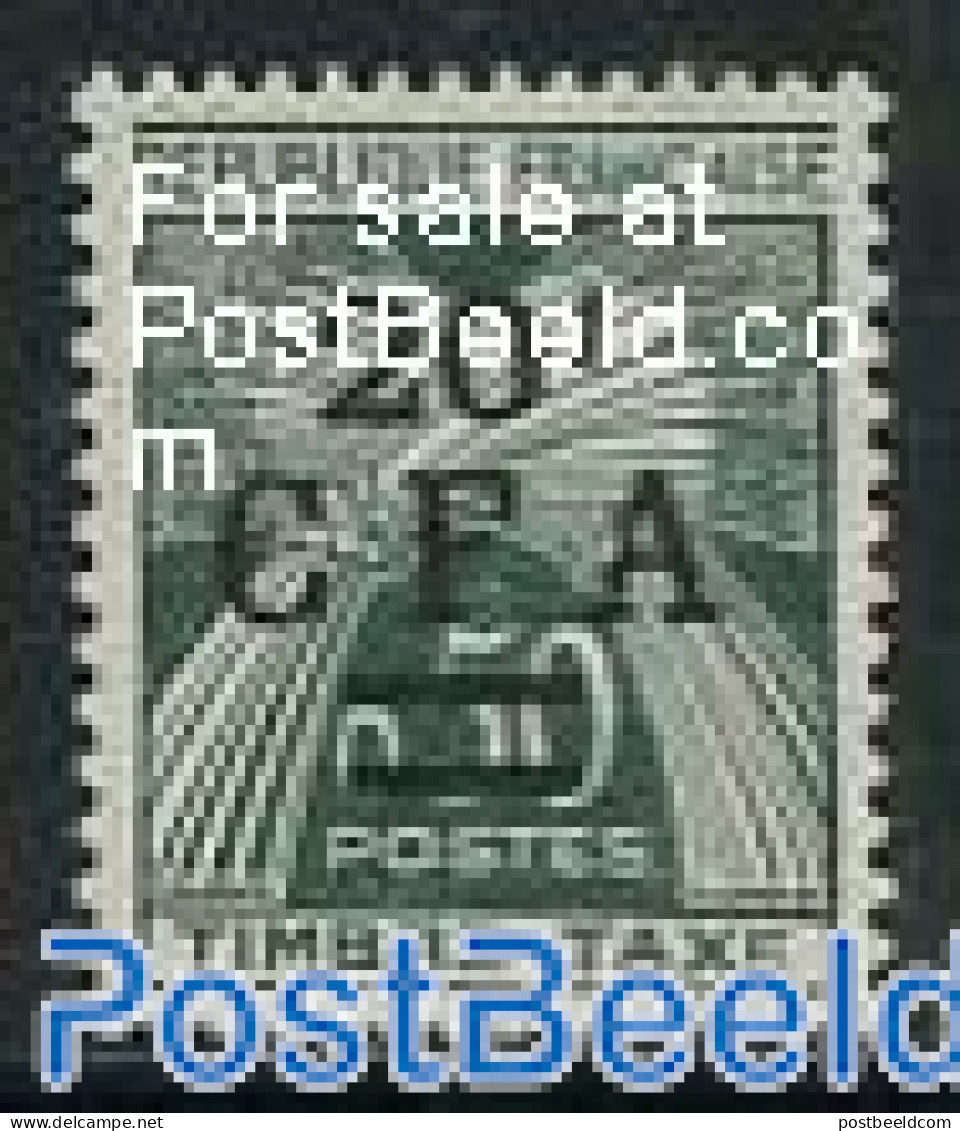 Reunion 1962 Postage Due 1v, Unused (hinged) - Sonstige & Ohne Zuordnung