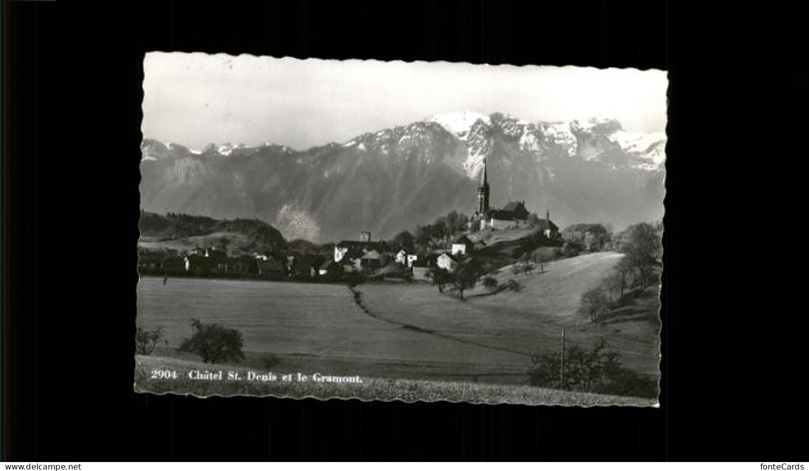 11353634 Chatel-St Denis Panorama Et Le Gramont Chatel-St Denis - Sonstige & Ohne Zuordnung