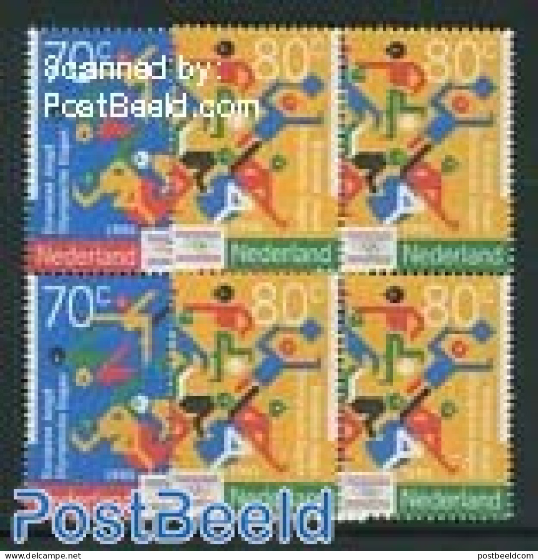 Netherlands 1993 Olympic Youth Days 2v, Blocks Of 4 [+], Mint NH, Sport - Sport (other And Mixed) - Neufs