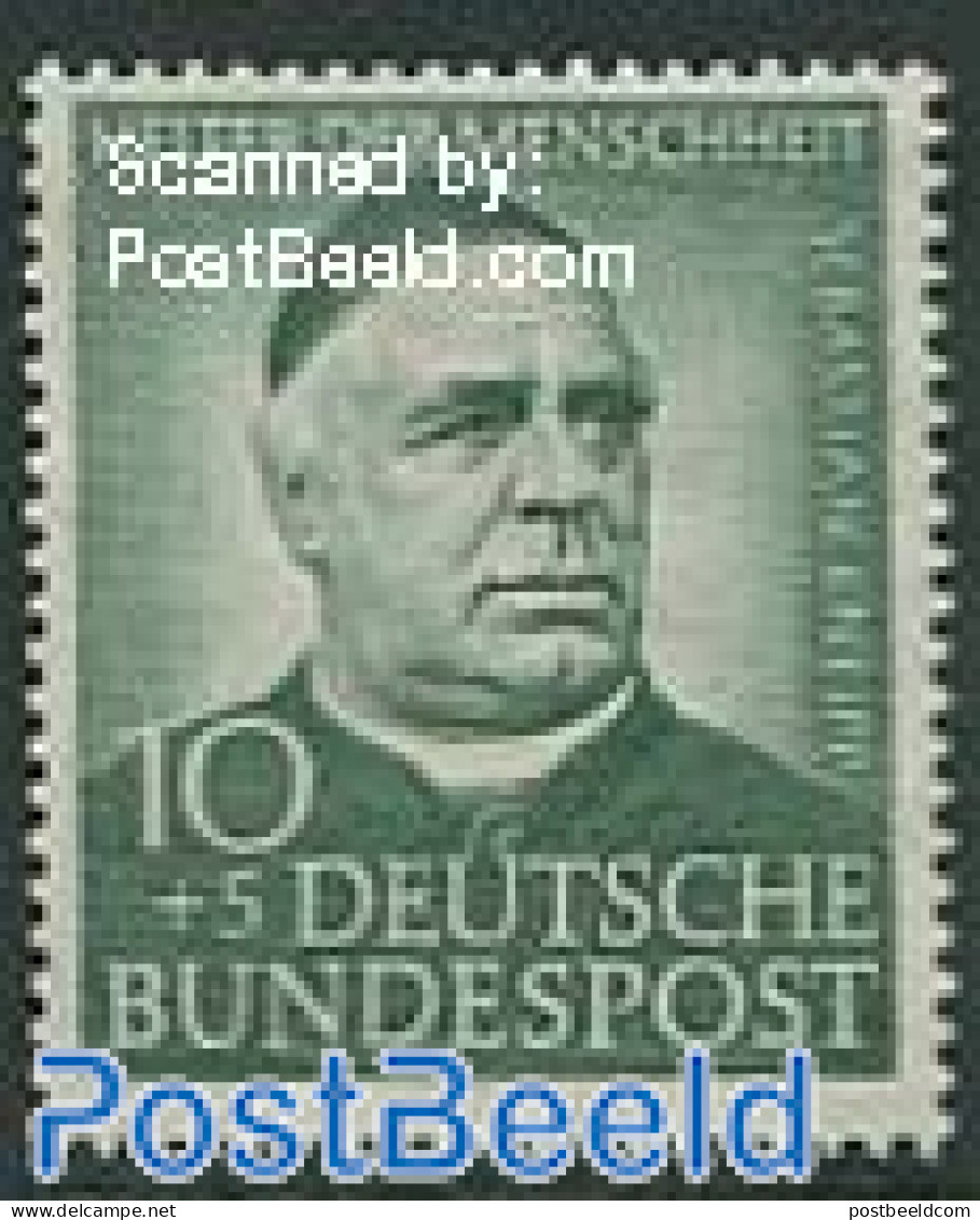 Germany, Federal Republic 1953 10pf, Stamp Out Of Set, Mint NH, Religion - Religion - Ungebraucht