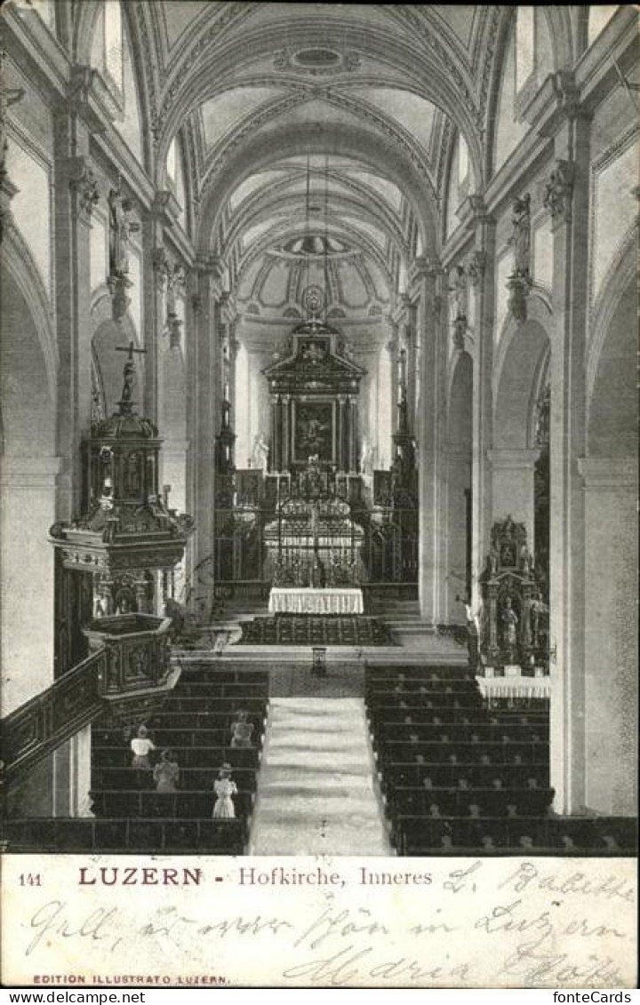 11353628 Luzern LU Hofkirche Inneres Luzern - Andere & Zonder Classificatie