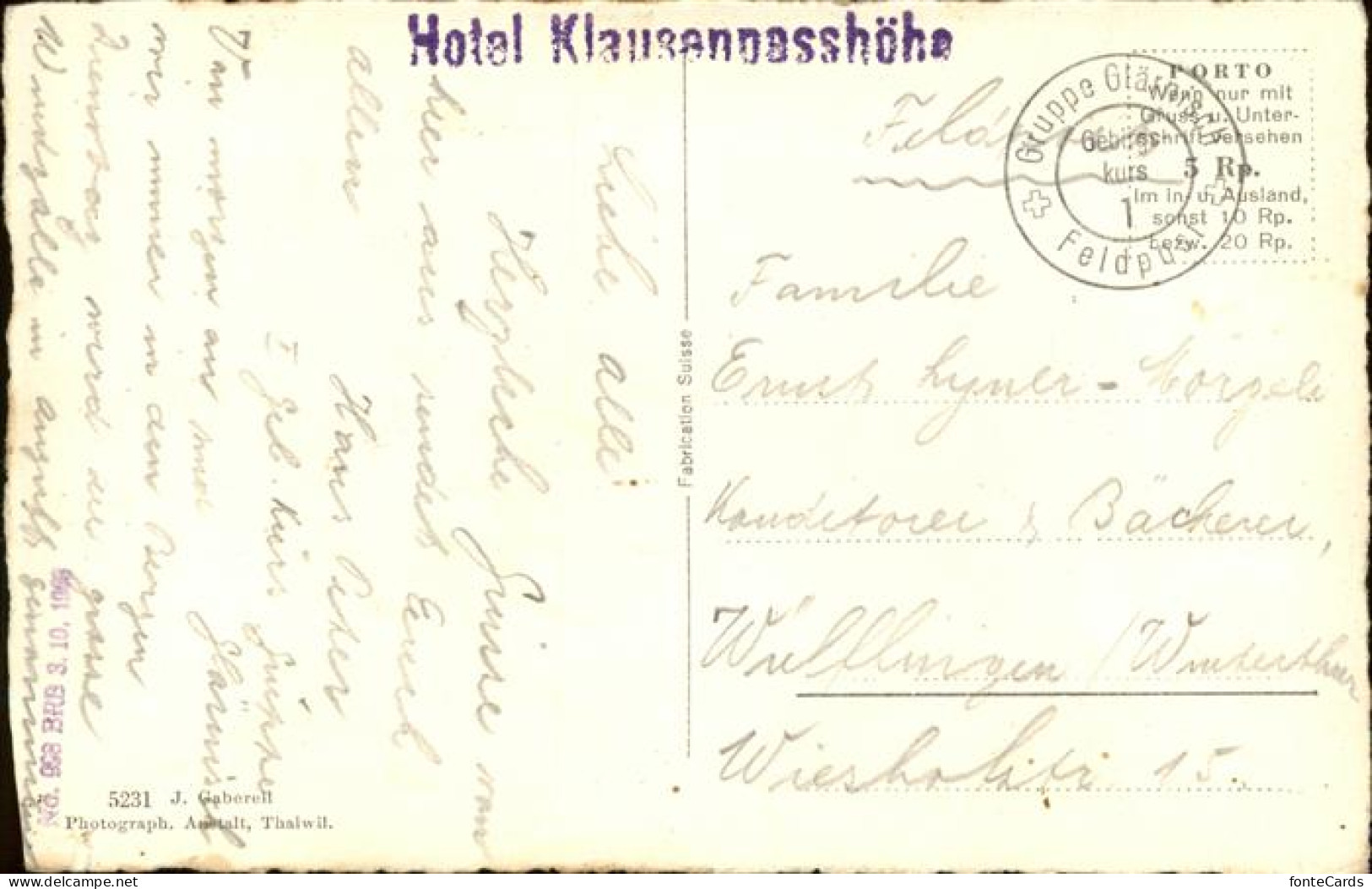11353616 Altdorf UR Blick Vom Hotel Klausenpass Grosse Windgaelle Schwarzstoeckl - Altri & Non Classificati