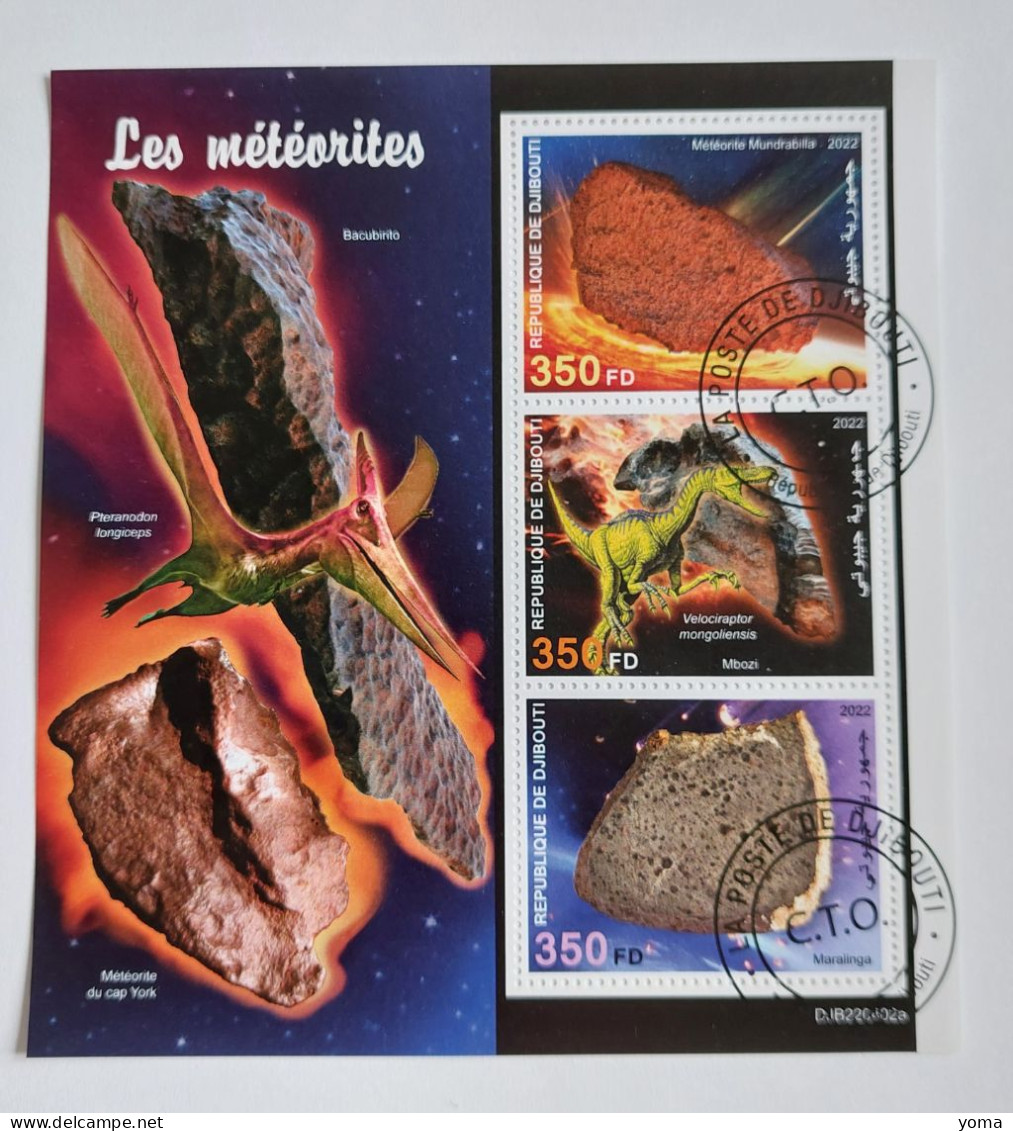 N° 4213 à 4215       Les Météorites  -  Oblitérés - Djibouti (1977-...)