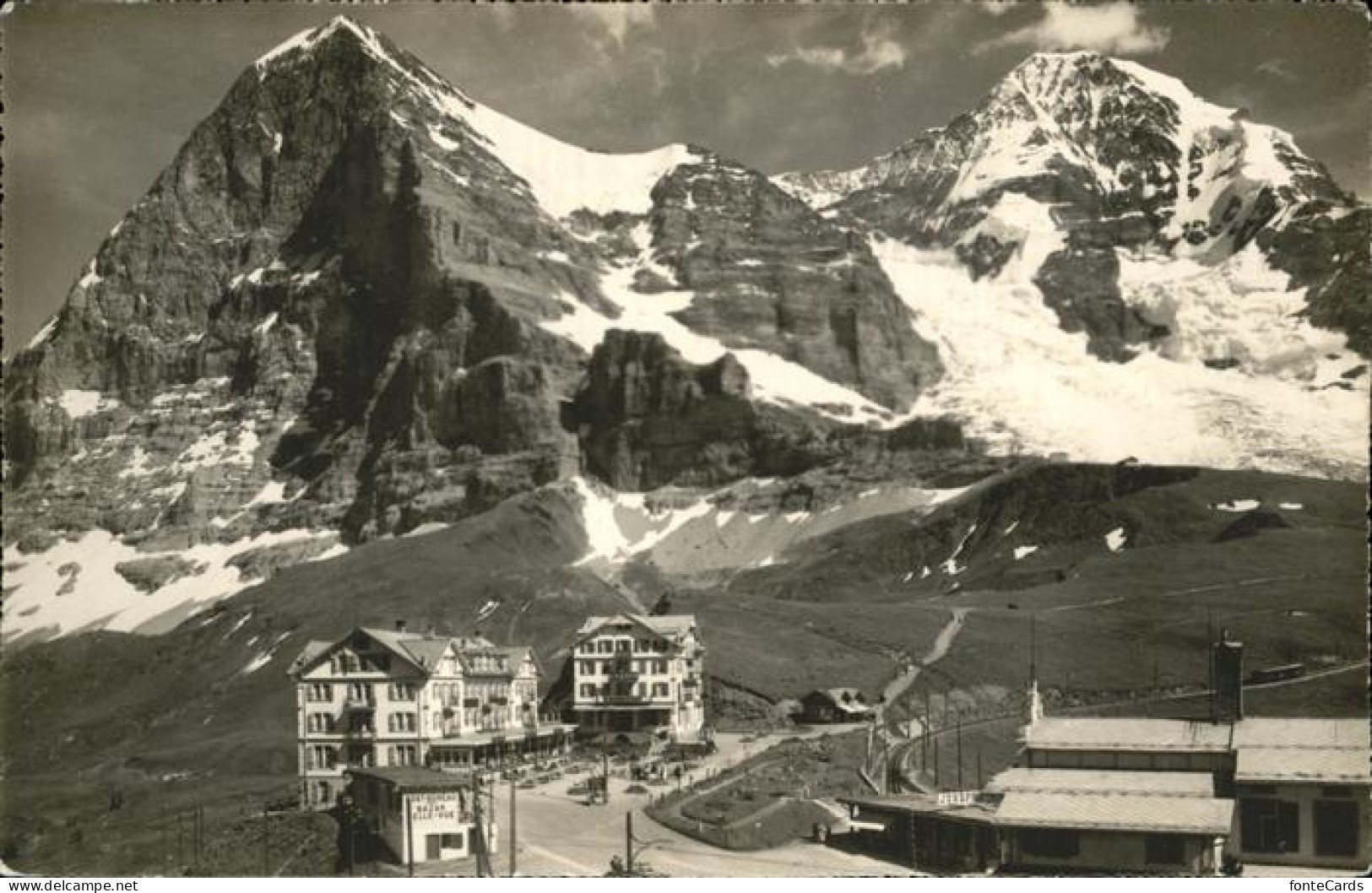 11353589 Grindelwald Kleine Scheidegg Bergstation Bergrestaurant Eiger Moench Be - Autres & Non Classés