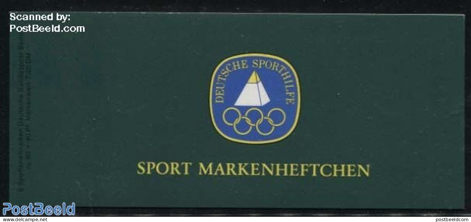 Germany, Berlin 1983 Sports Booklet, Mint NH, History - Performance Art - Sport - Europa Hang-on Issues - Dance & Ball.. - Unused Stamps