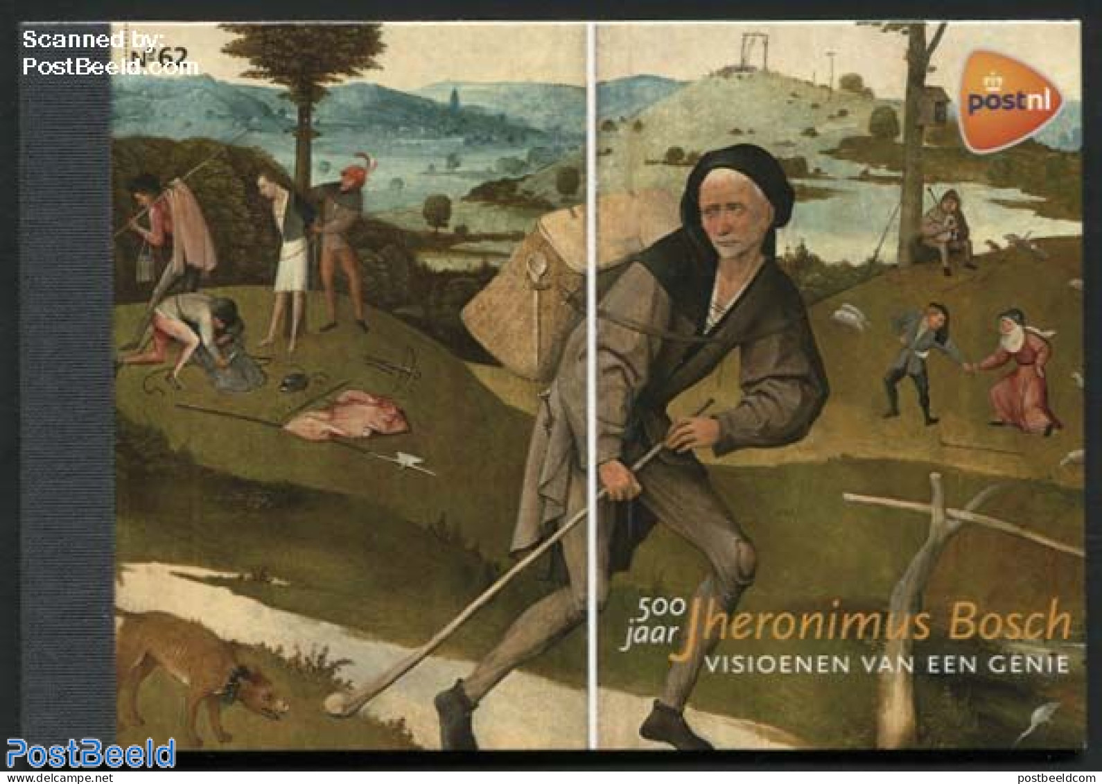 Netherlands 2016 Jheronimus Bosch, Prestigebooklet 62, Mint NH, Stamp Booklets - Art - Paintings - Ungebraucht