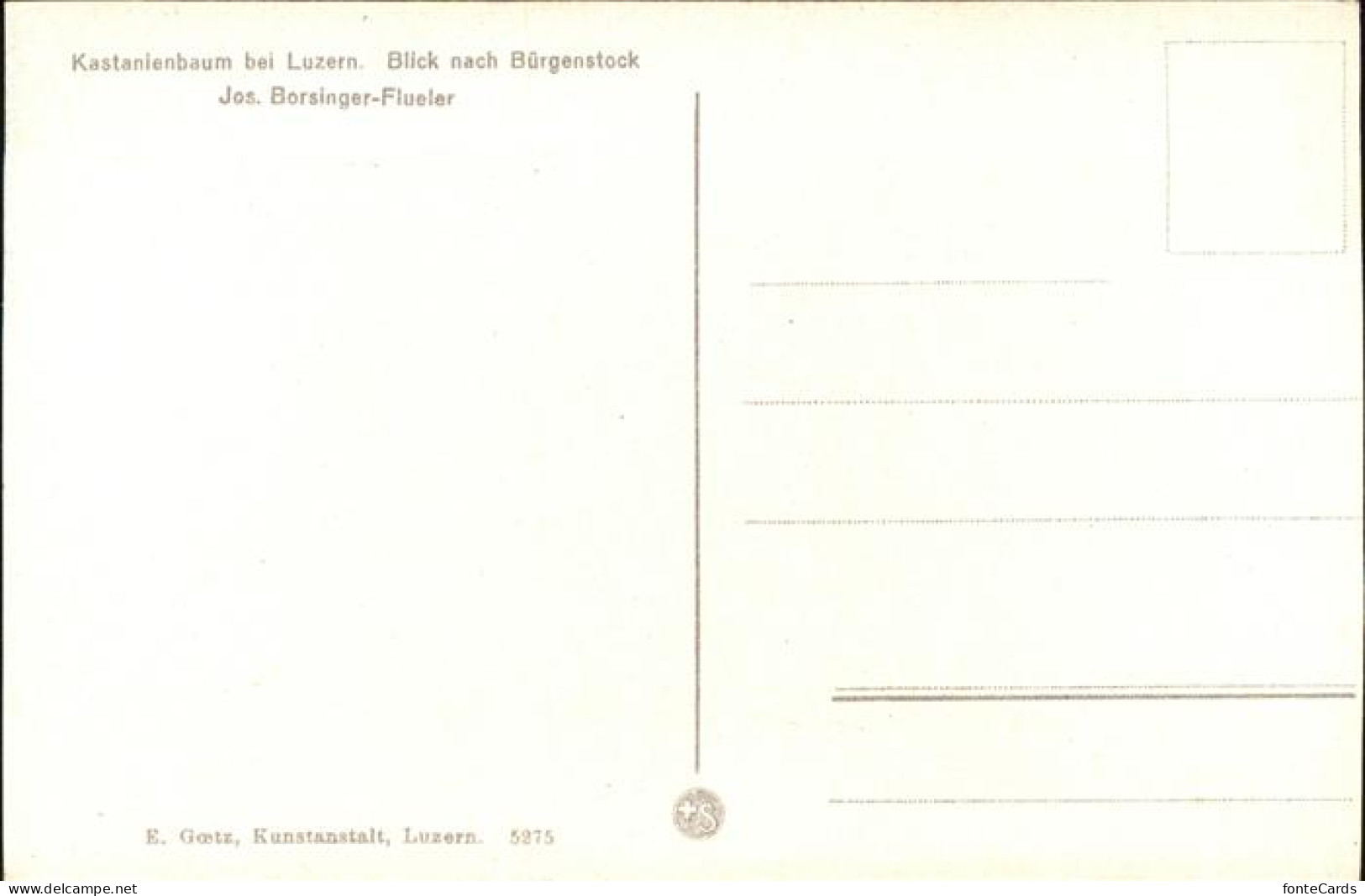 11353564 Luzern LU Kastanienbaum Am See Blick Nach Buergenstock Luzern - Other & Unclassified