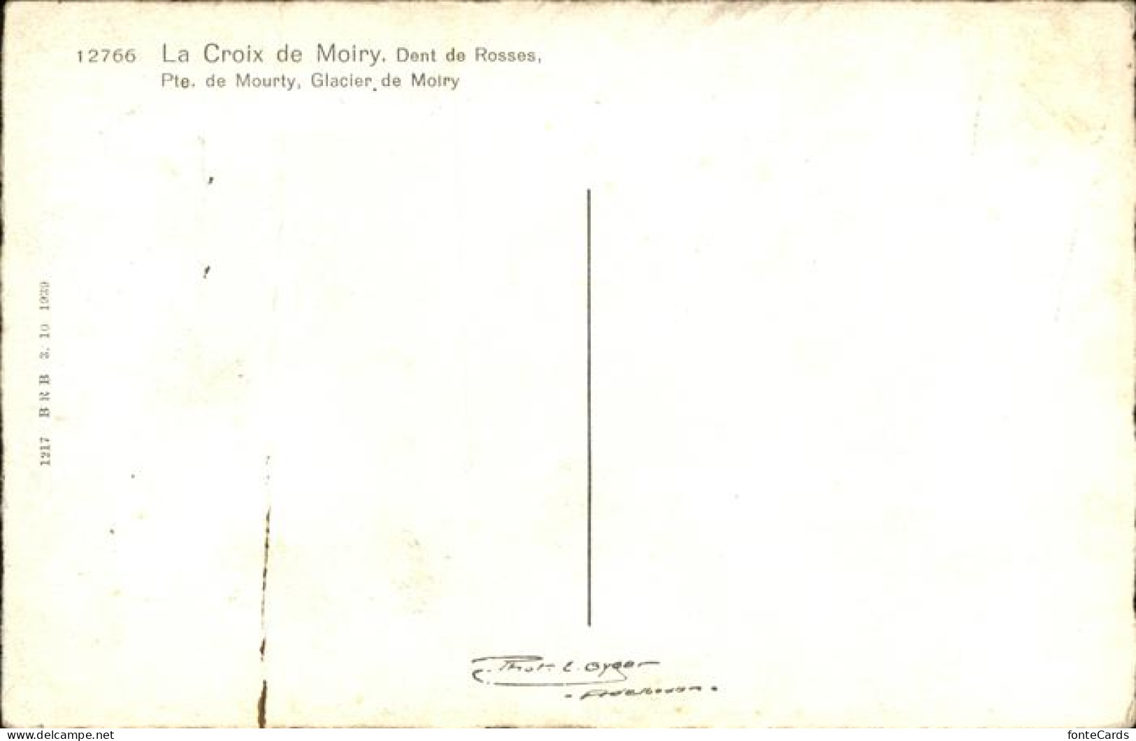 11353557 Moiry VS Croix Dent De Rosses Pte. De Mourty Glacier Moiry VS - Autres & Non Classés