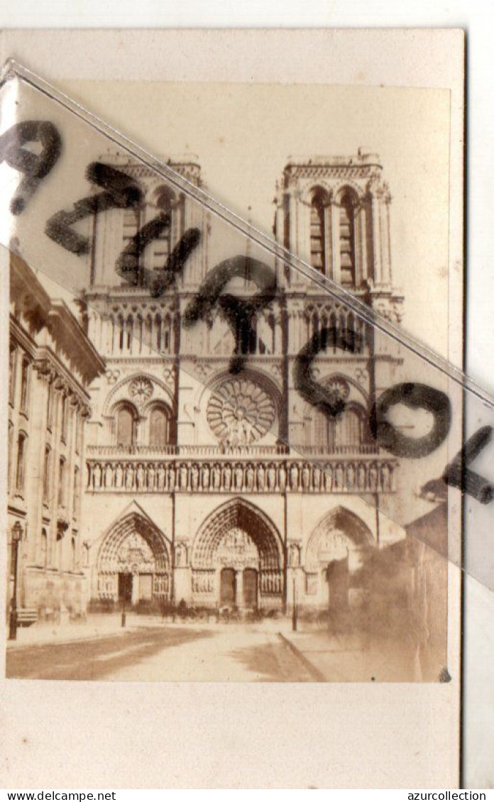 NOTRE DAME DE PARIS VERS 1860 - Antiche (ante 1900)