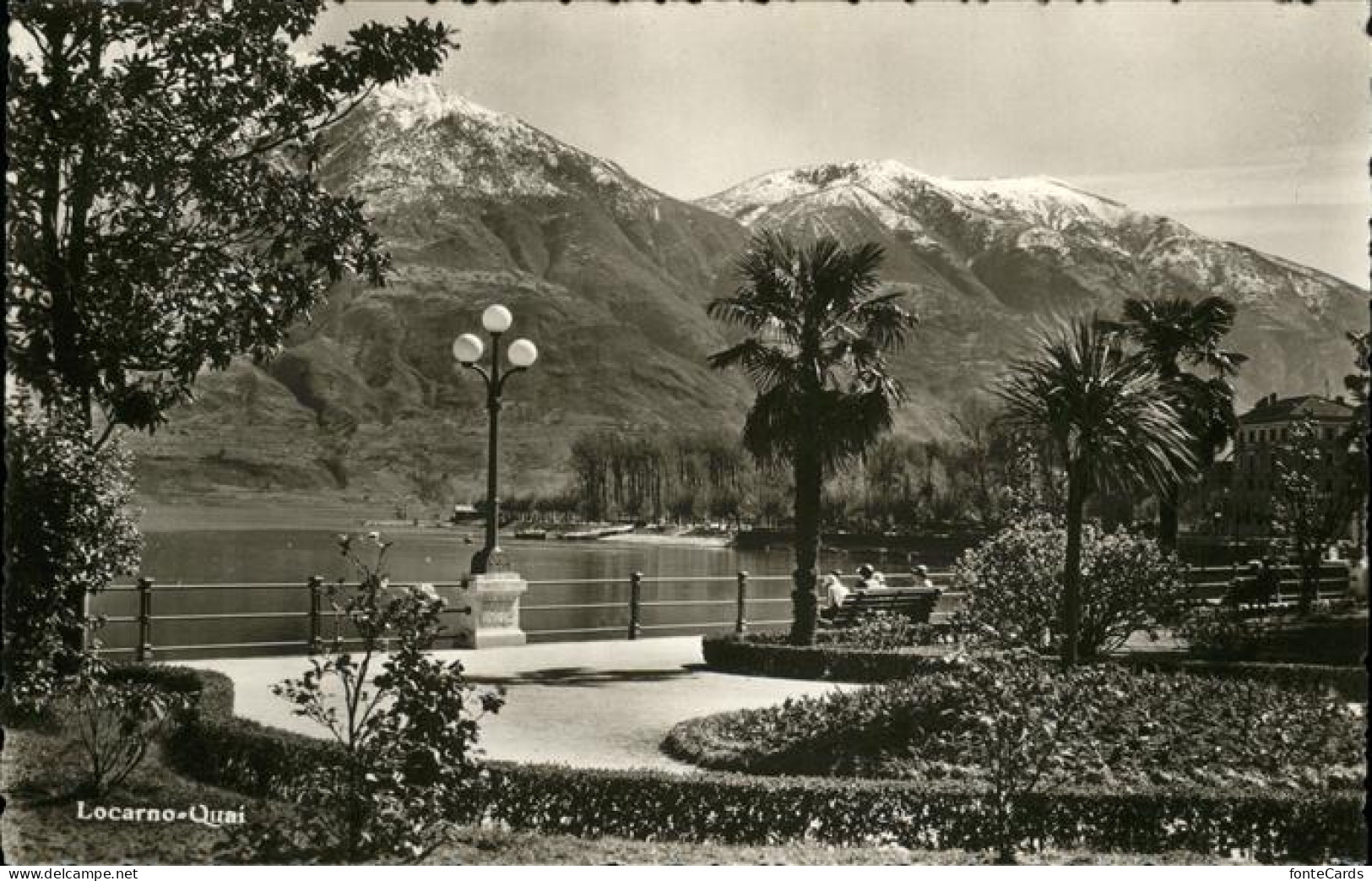 11353540 Locarno TI Quai Lago Uferpromenade Locarno - Andere & Zonder Classificatie