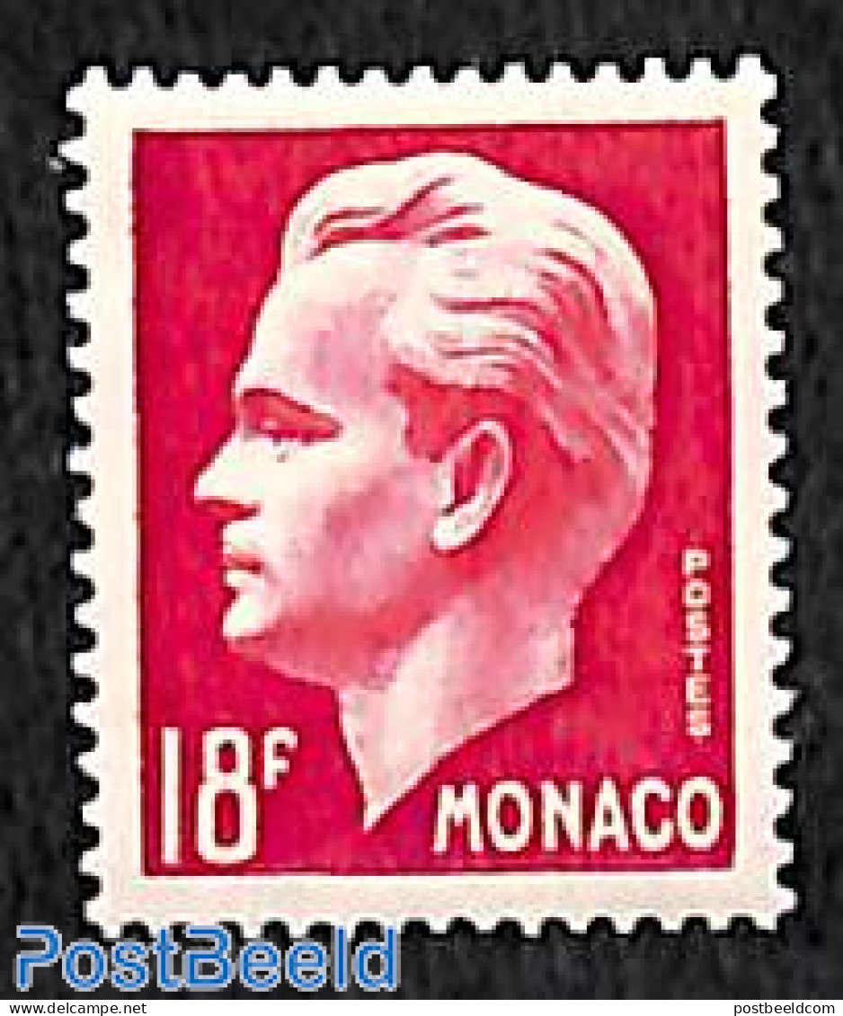 Monaco 1950 18F, Stamp Out Of Set, Mint NH - Ungebraucht