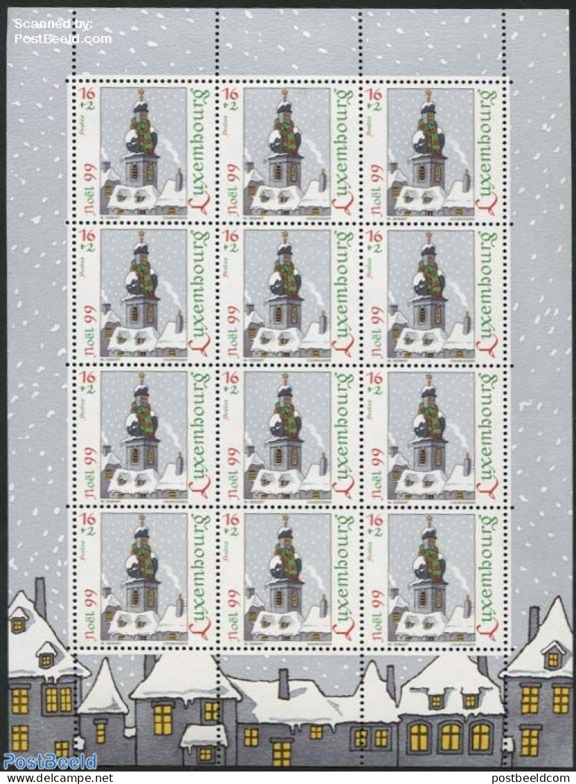 Luxemburg 1999 Christmas M/s, Mint NH, Religion - Christmas - Nuovi