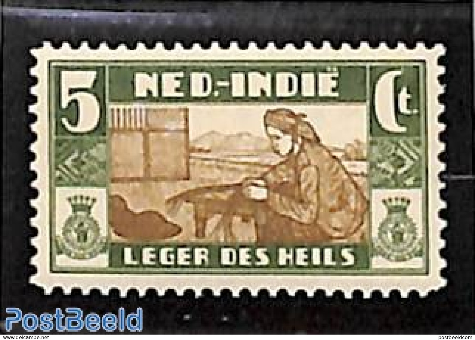 Netherlands Indies 1932 5c, Stamp Out Of Set, Mint NH, Art - Handicrafts - Autres & Non Classés