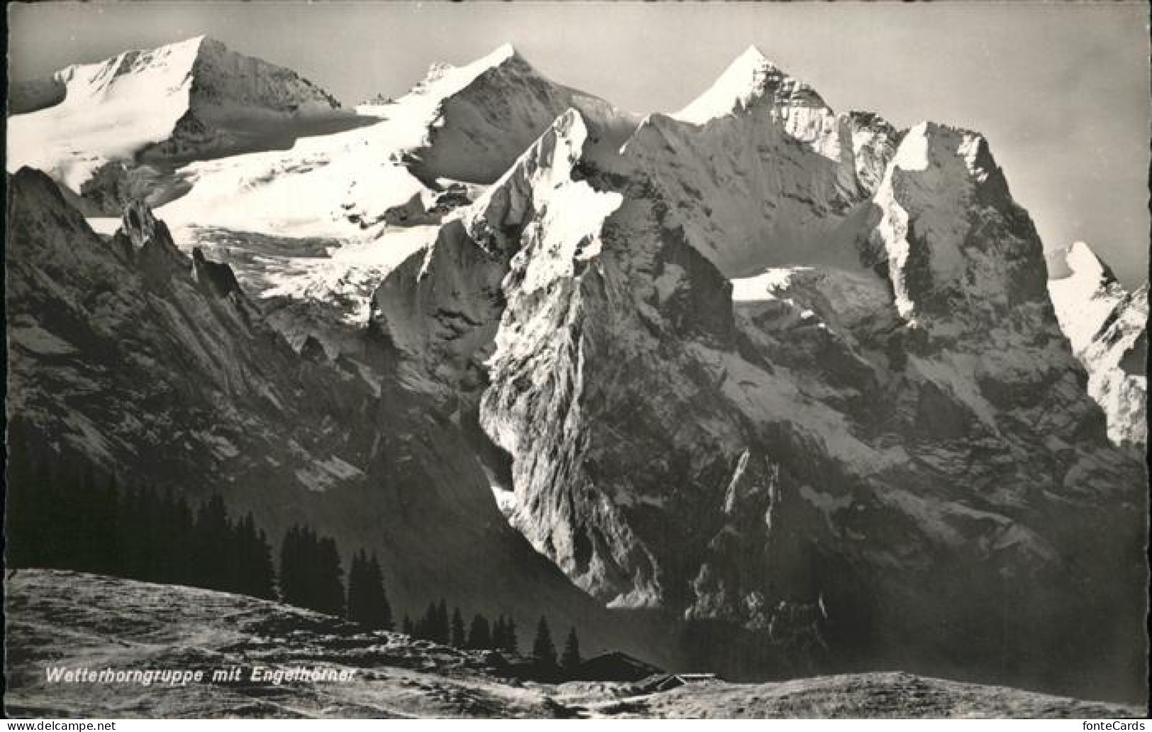 11353519 Grindelwald Wetterhorngruppe Mit Engelhoerner Berner Alpen Grindelwald - Autres & Non Classés