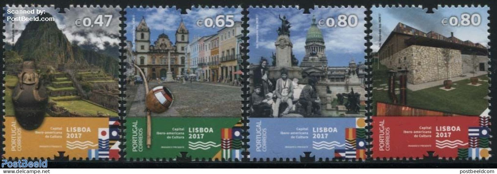 Portugal 2017 Lisbon Culture Capital 4v, Mint NH, History - Religion - World Heritage - Churches, Temples, Mosques, Sy.. - Ongebruikt