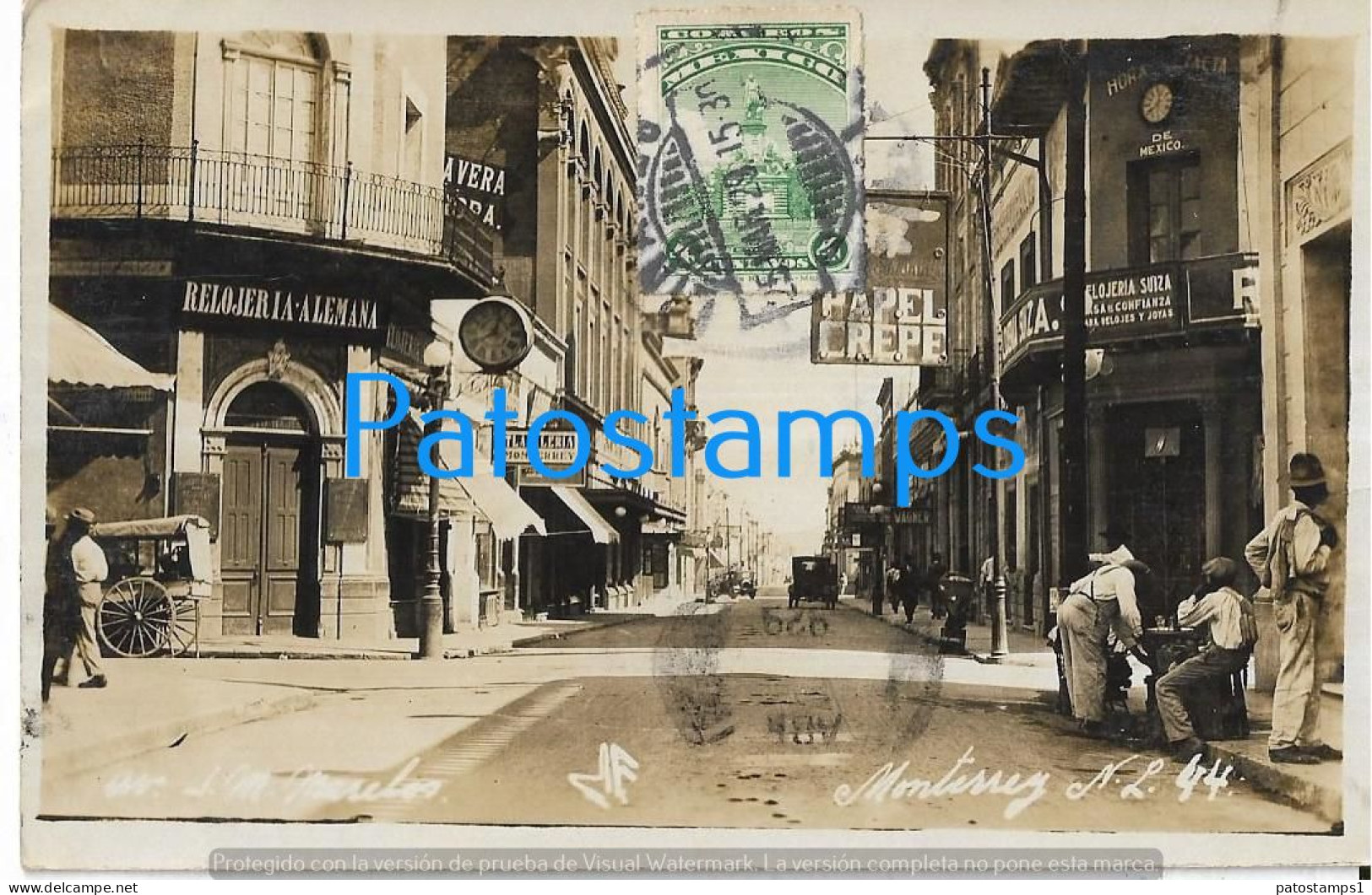 228779 MEXICO MONTERREY AVENUE MORELOS CIRCULATED TO ARGENTINA POSTAL POSTCARD - Mexiko