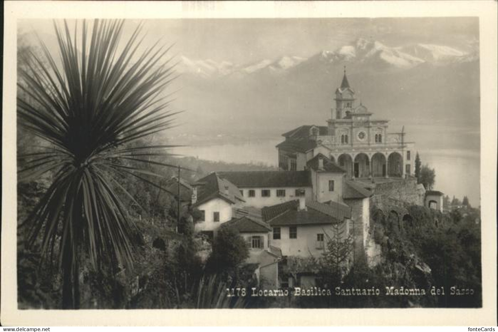 11353510 Locarno TI Basilica Madonna Del Sasso Lago Wallfahrtskirche Locarno - Andere & Zonder Classificatie