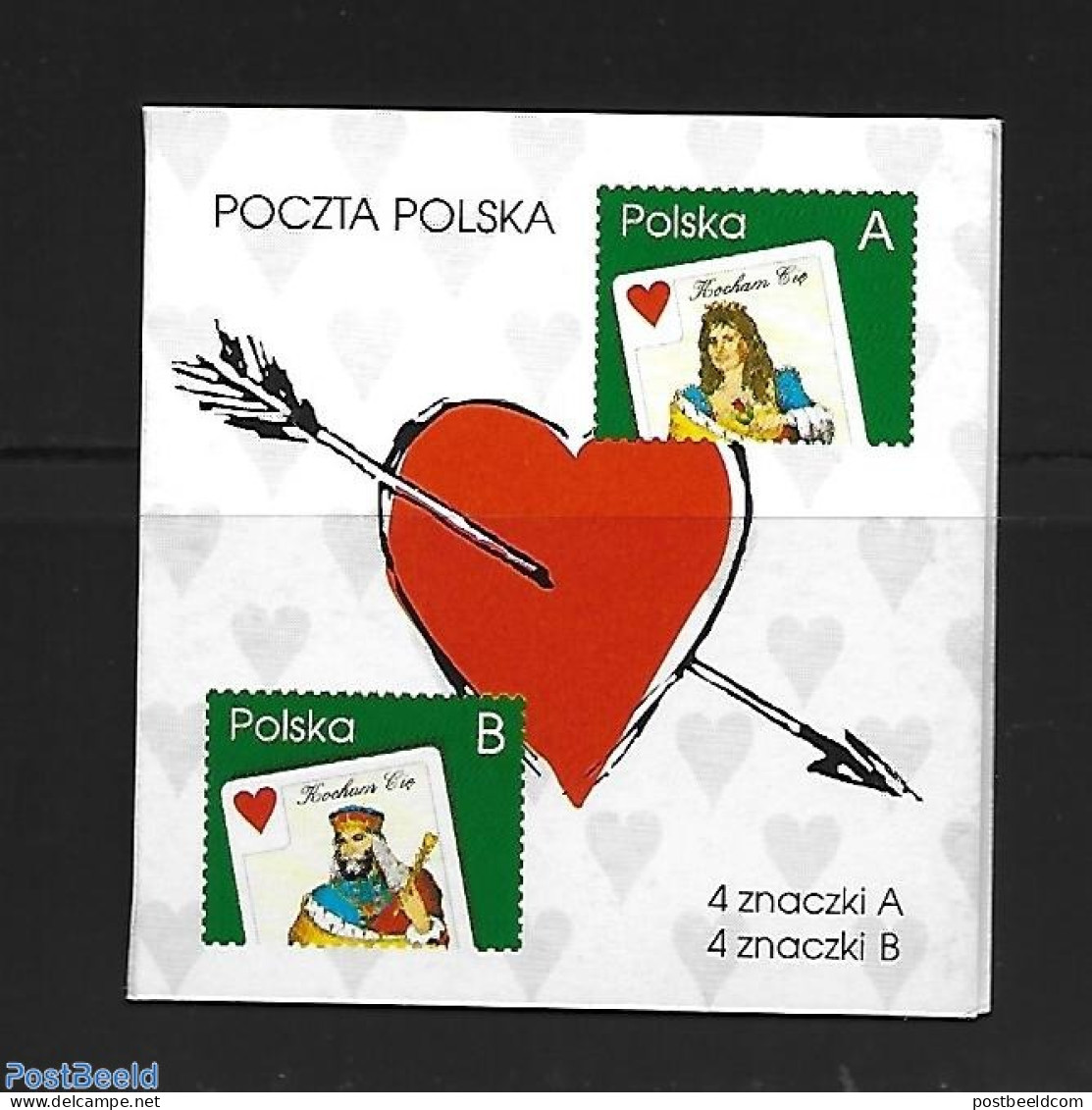Poland 1997 Greeting Stamps, Mint NH, Stamp Booklets - Unused Stamps