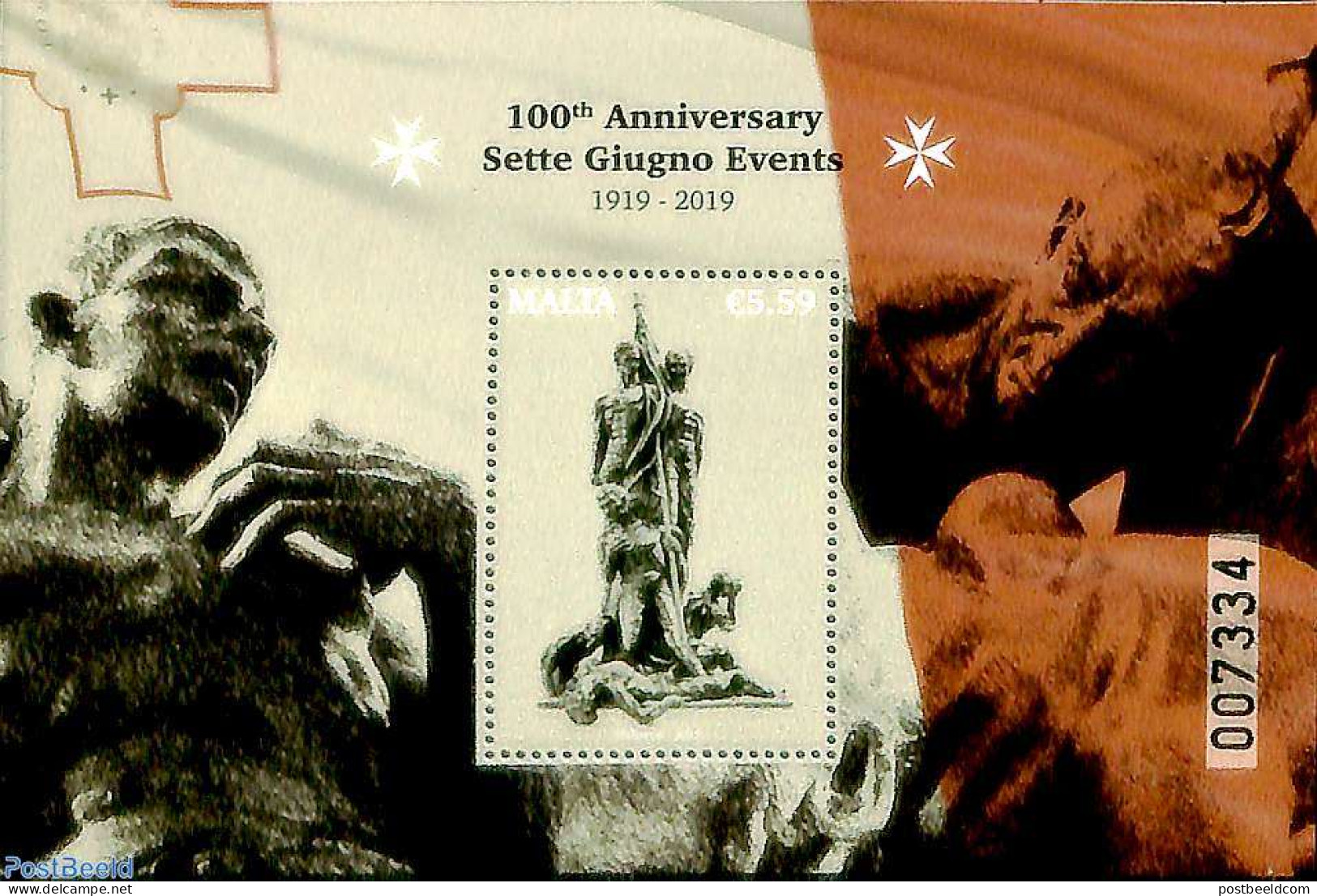 Malta 2019 Sette Giugno Events S/s, Mint NH, Art - Sculpture - Sculpture