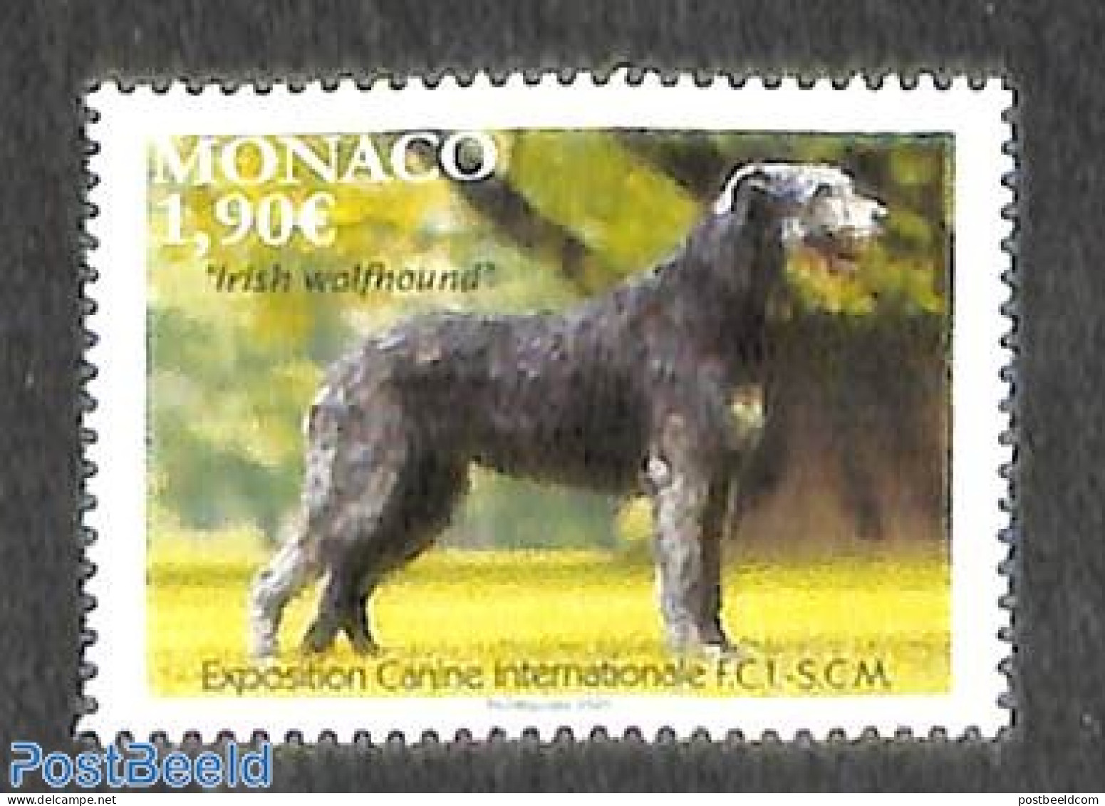 Monaco 2020 Dog Show 1v, Mint NH, Nature - Dogs - Neufs