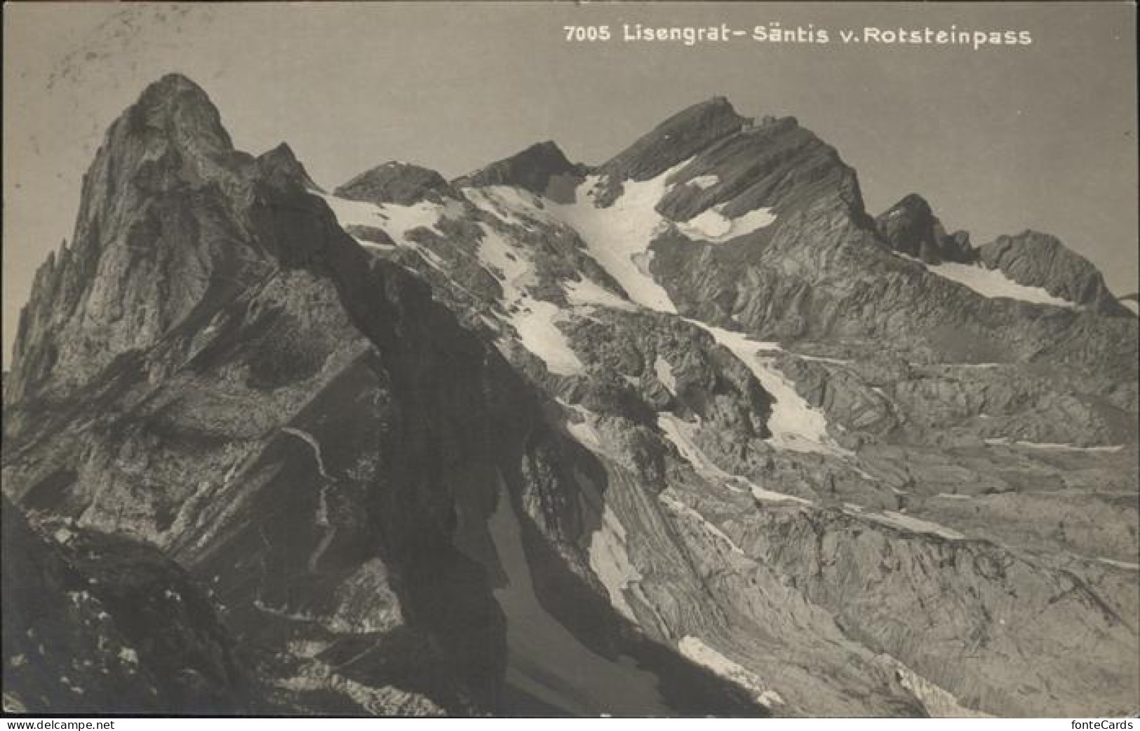 11353452 Appenzell IR Lisengrat Saentis Vom Rotsteinpass Appenzell - Autres & Non Classés