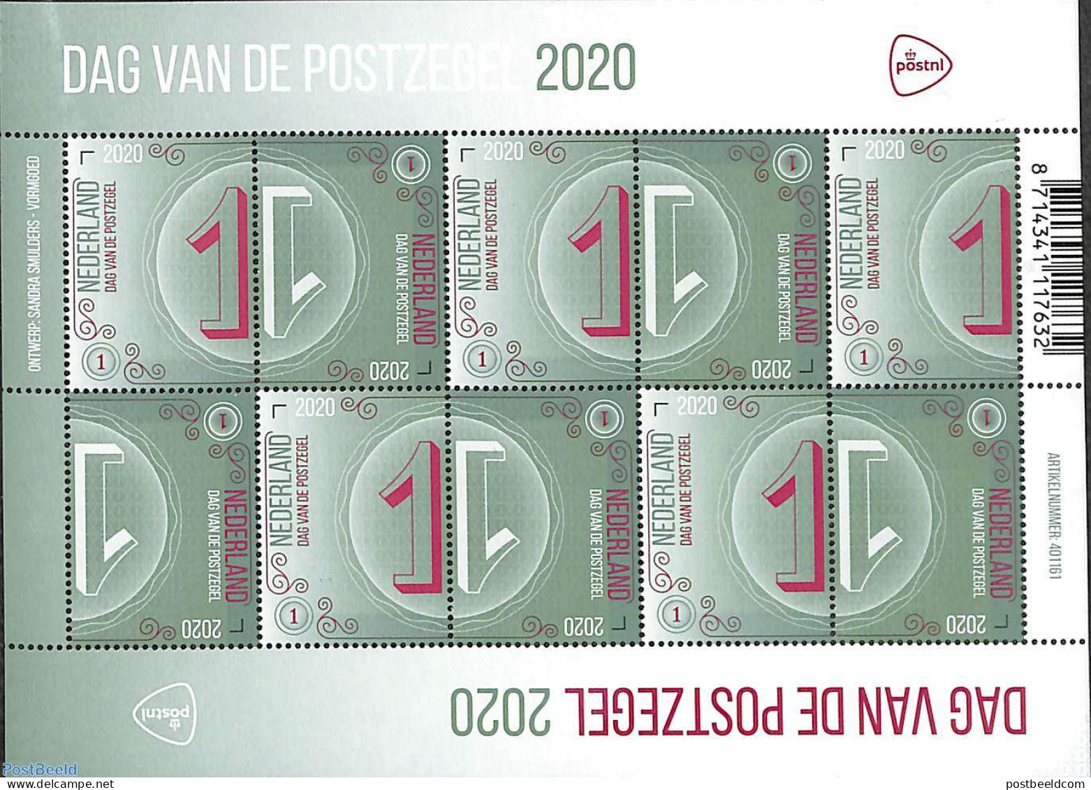 Netherlands 2020 Stamp Day M/s, Mint NH - Ungebraucht