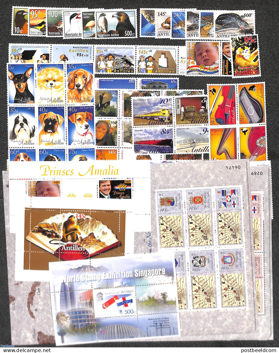 Netherlands Antilles 2004 Yearset 2004 (78v+5 S/s), Mint NH, Various - Yearsets (by Country) - Unclassified