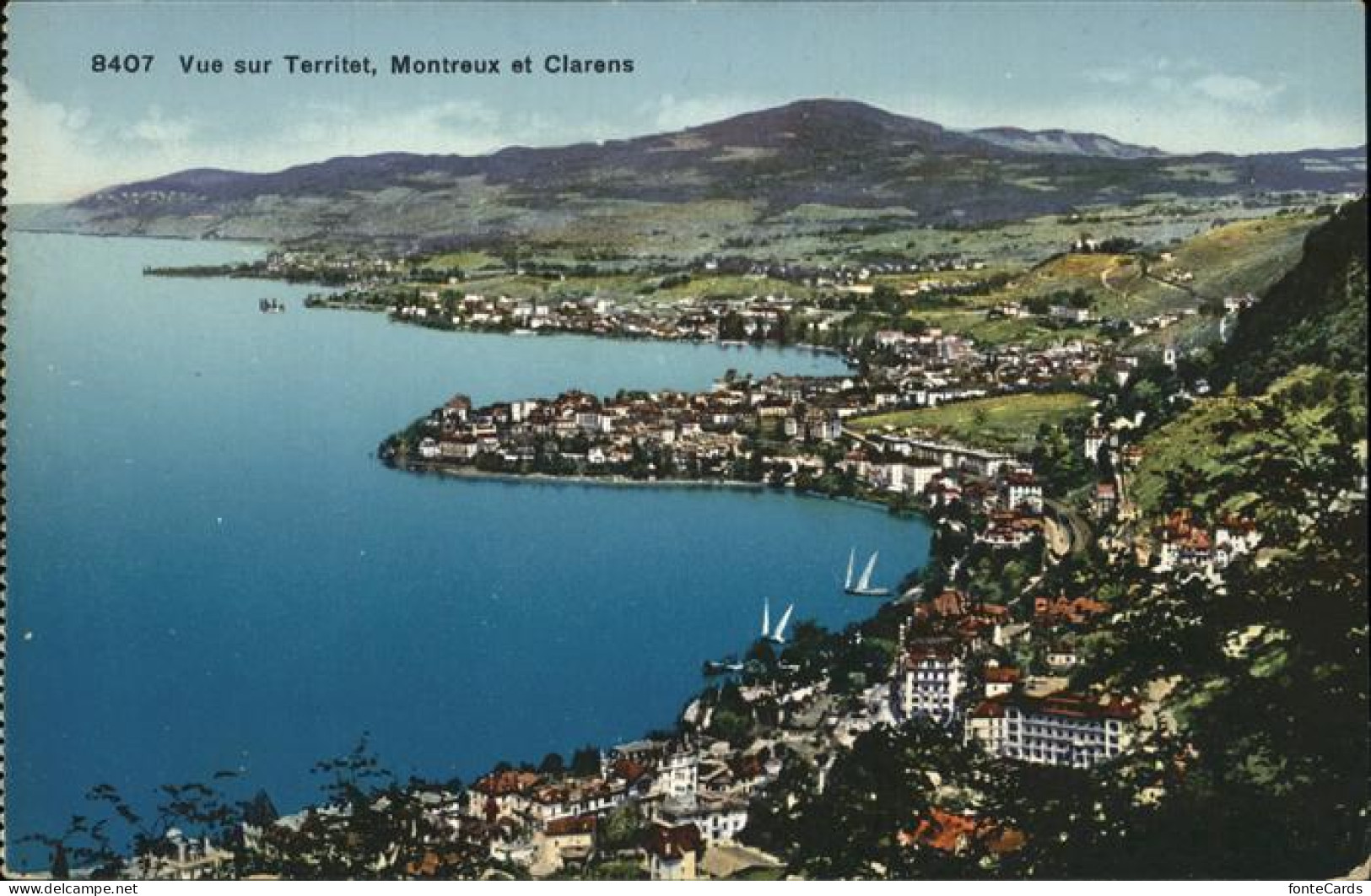 11353378 Territet Vue Sur Territet Montreux Clarens Lac Leman Territet - Other & Unclassified