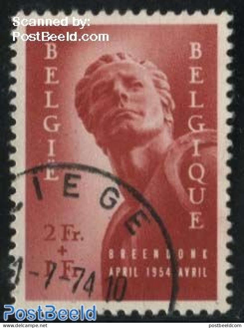 Belgium 1954 2+1F, Stamp Out Of Set, Mint NH - Ungebraucht