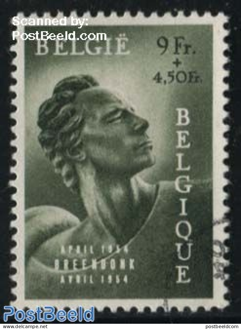 Belgium 1954 9+4.5F, Stamp Out Of Set, Mint NH, Art - Sculpture - Nuevos