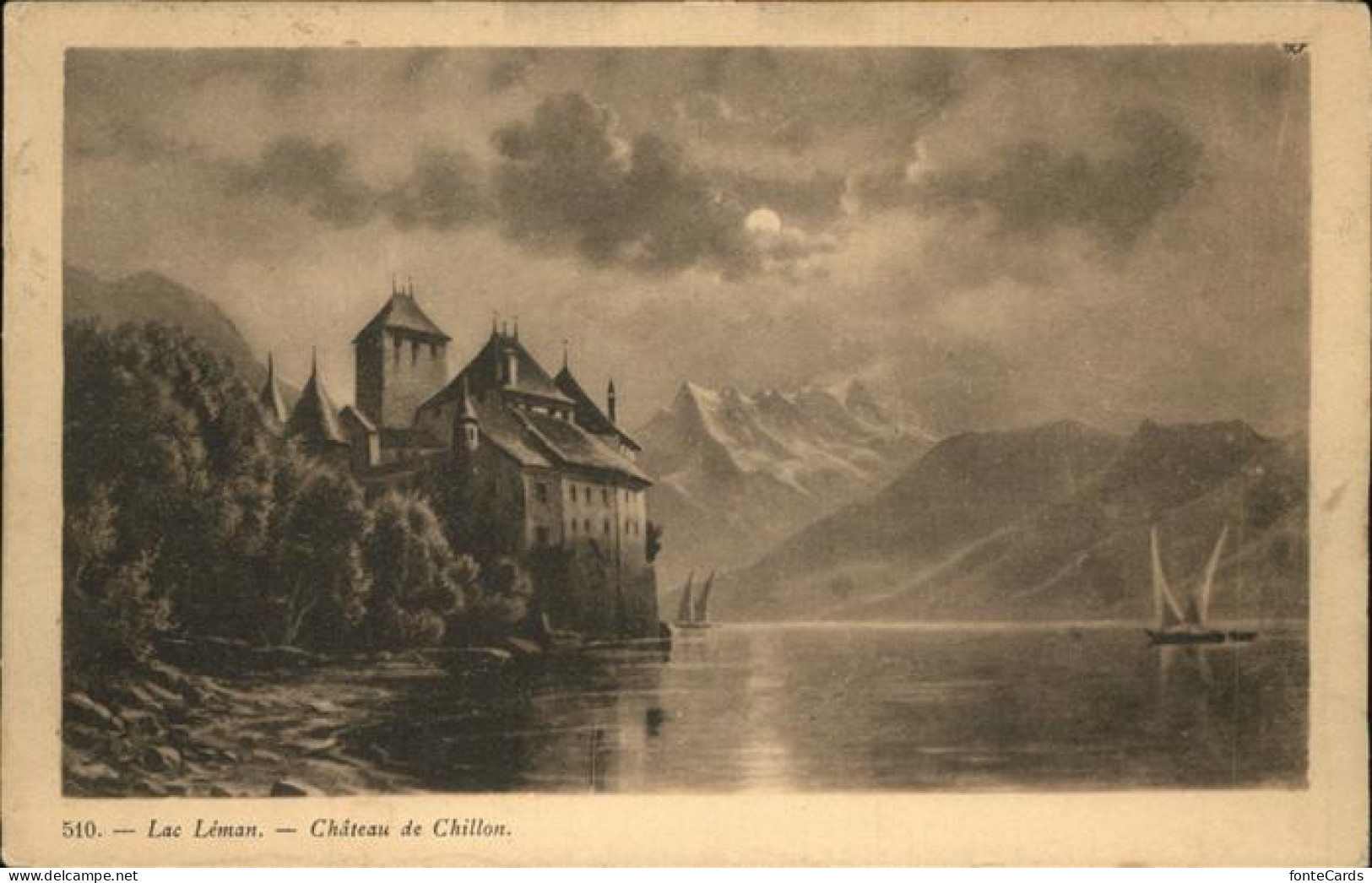 11353371 Chillon Chateau Lac Leman Dents Du Midi Montreux - Autres & Non Classés