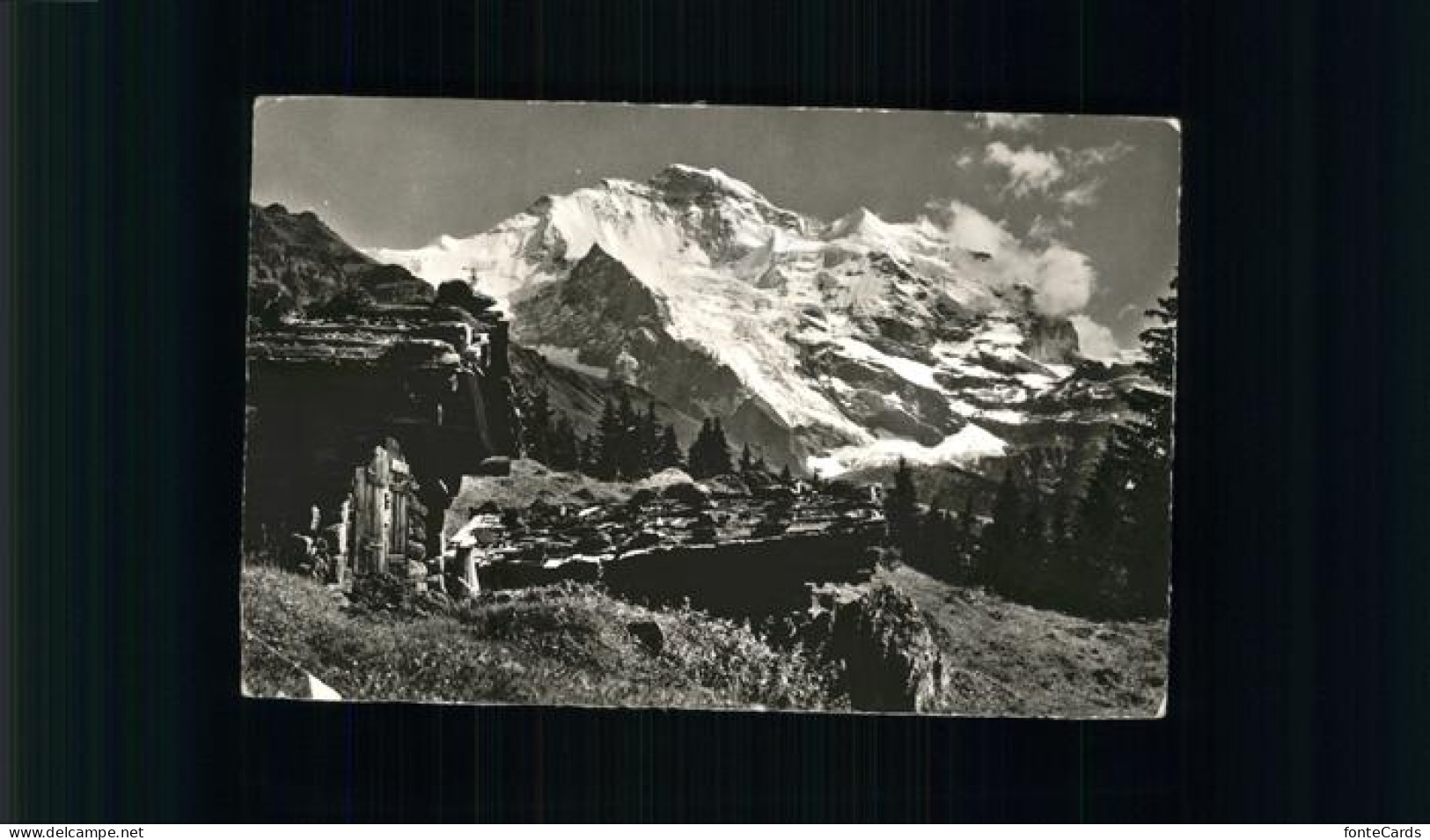 11353347 Wengen BE Blick Zur Jungfrau Berner Alpen Almhuette Wengen - Autres & Non Classés