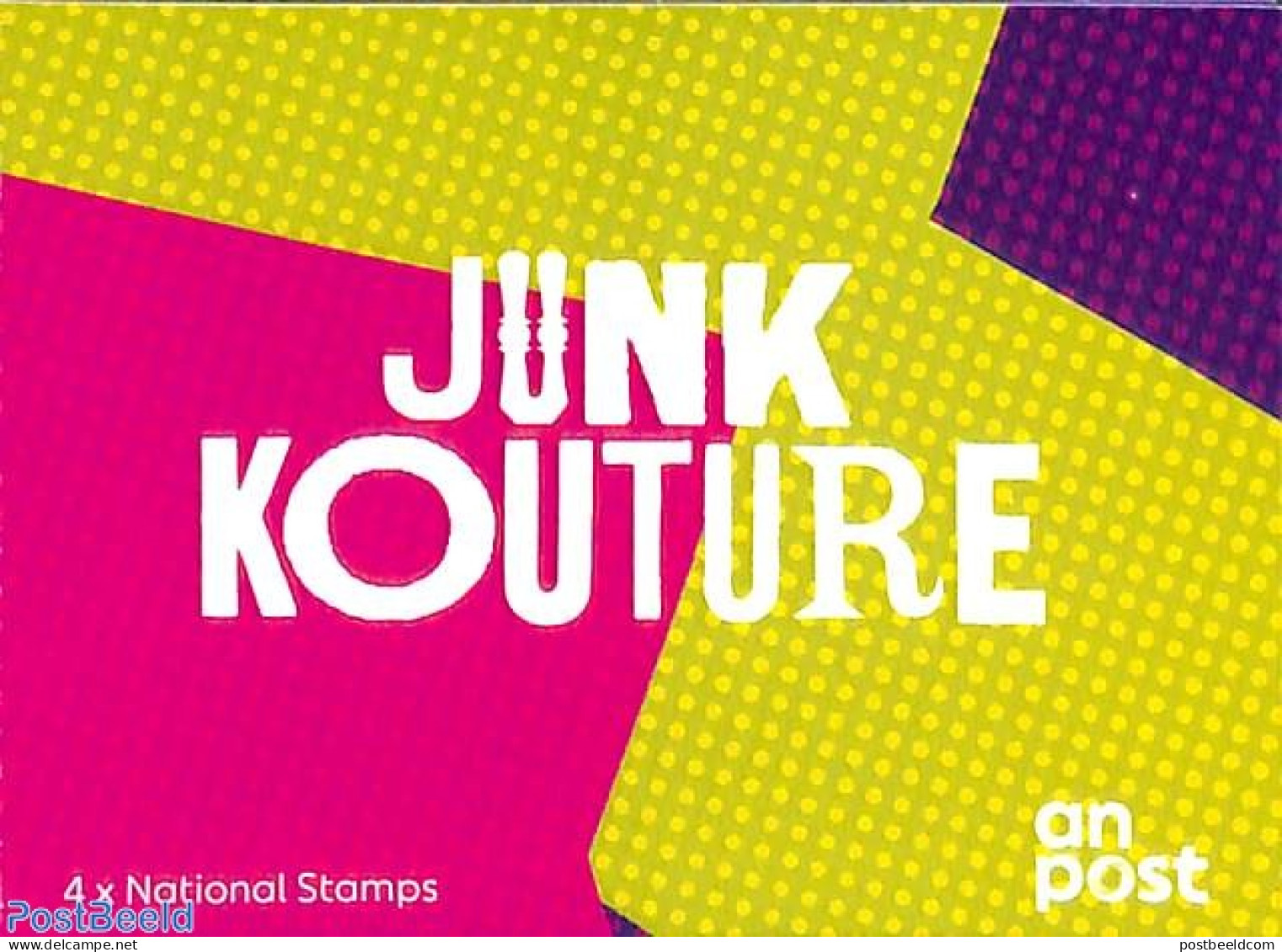 Ireland 2023 Junk Kouture 4v S-a In Booklet, Mint NH, Stamp Booklets - Art - Fashion - Unused Stamps