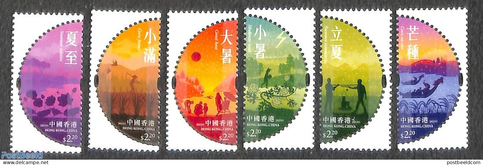 Hong Kong 2023 Summer 6v, Mint NH, Transport - Ships And Boats - Unused Stamps