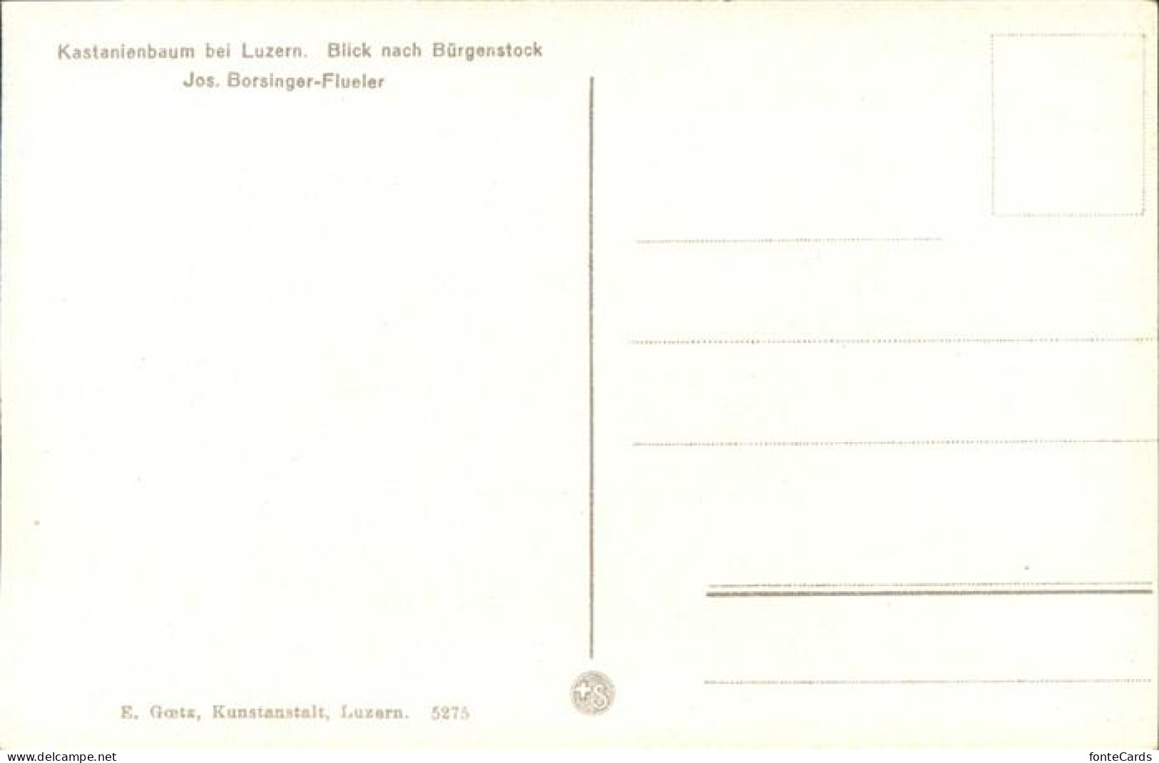 11353319 Luzern LU Kastanienbaum Am Seeufer Blick Nach Buergenstock Luzern - Andere & Zonder Classificatie