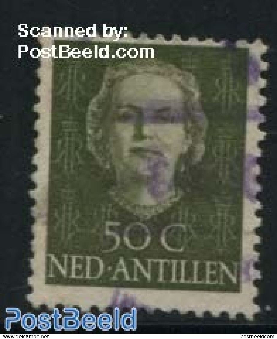 Netherlands Antilles 1950 50c, Stamp Out Of Set, Mint NH - Sonstige & Ohne Zuordnung