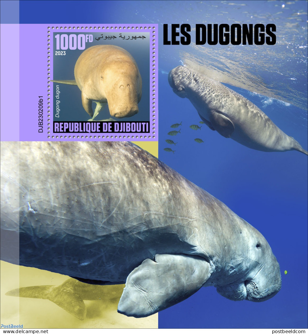 Djibouti 2023 Dugongs, Mint NH, Nature - Sea Mammals - Djibouti (1977-...)