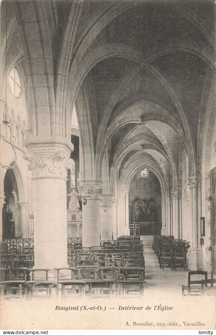 78 Bougival Intérieur De L' église CPA - Bougival