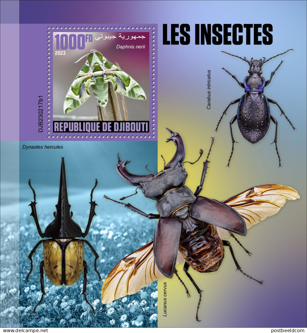 Djibouti 2023 Insects, Mint NH, Nature - Insects - Gibuti (1977-...)