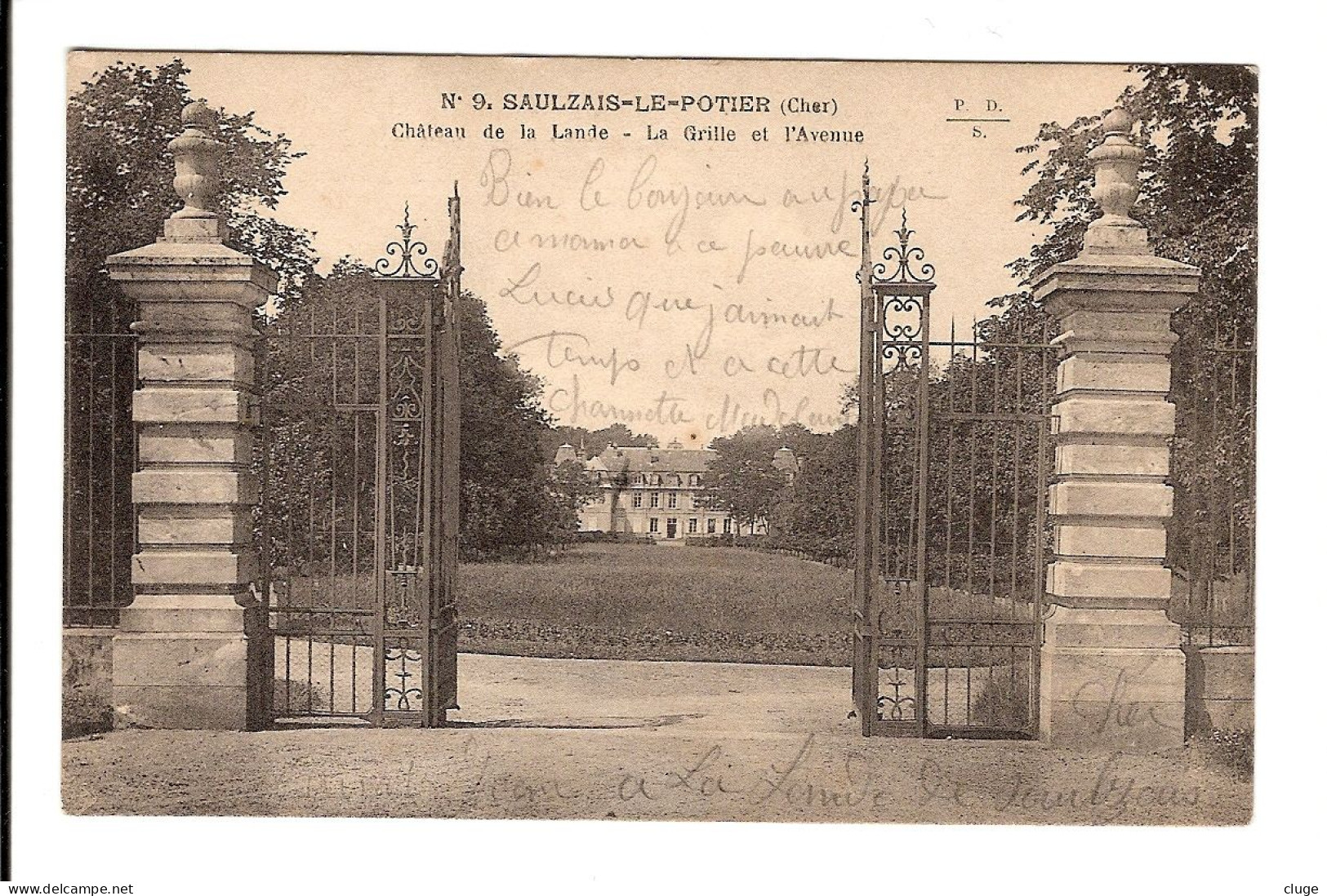 18 - SAULZAIS LE POTIER  -  Château De La Lande - Sonstige & Ohne Zuordnung