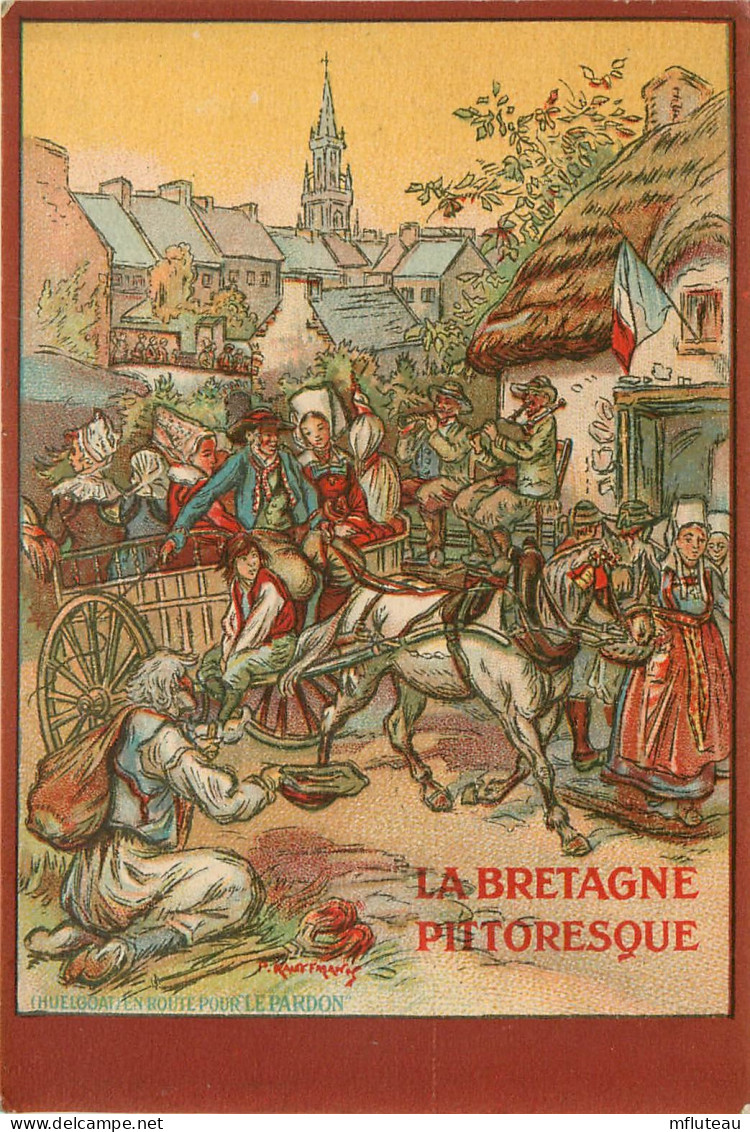 29* BRETAGNE  Huelgoat  En Route Pour Le Pardon  (illustree)   RL23,0442 - Costumes